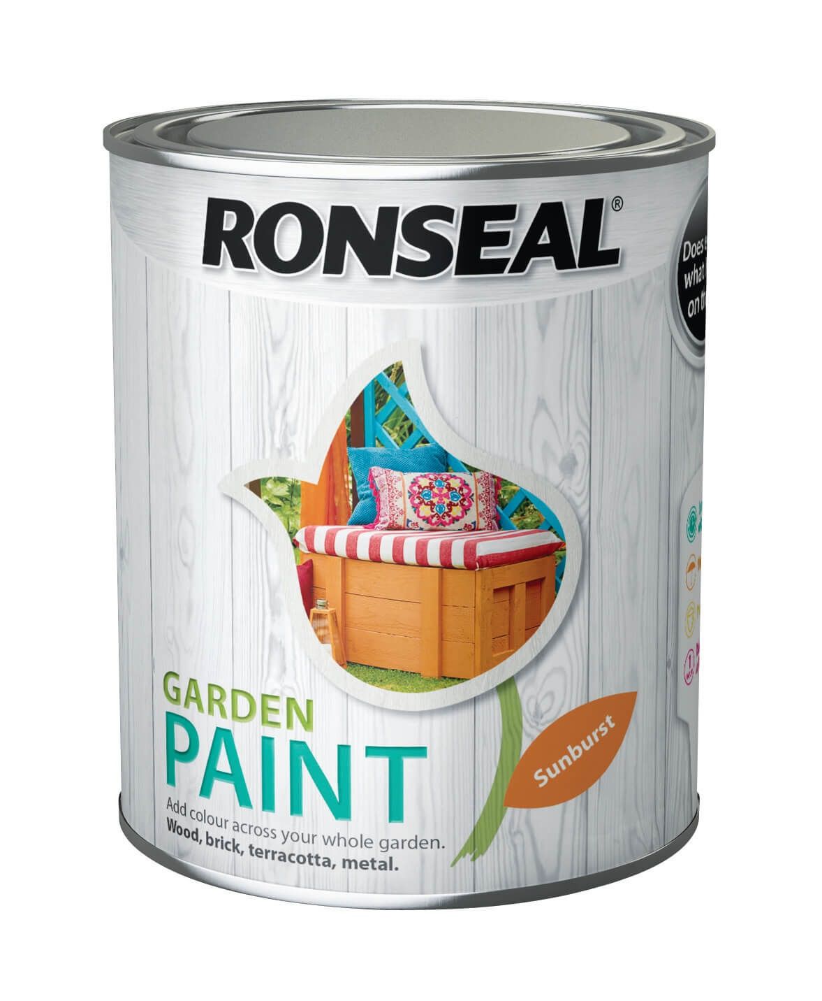 Ronseal Garden Paint 750ml Sunburst