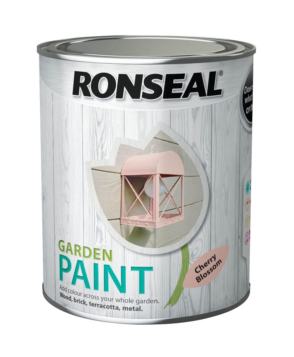 Ronseal Garden Paint 750ml Cherry Blossom