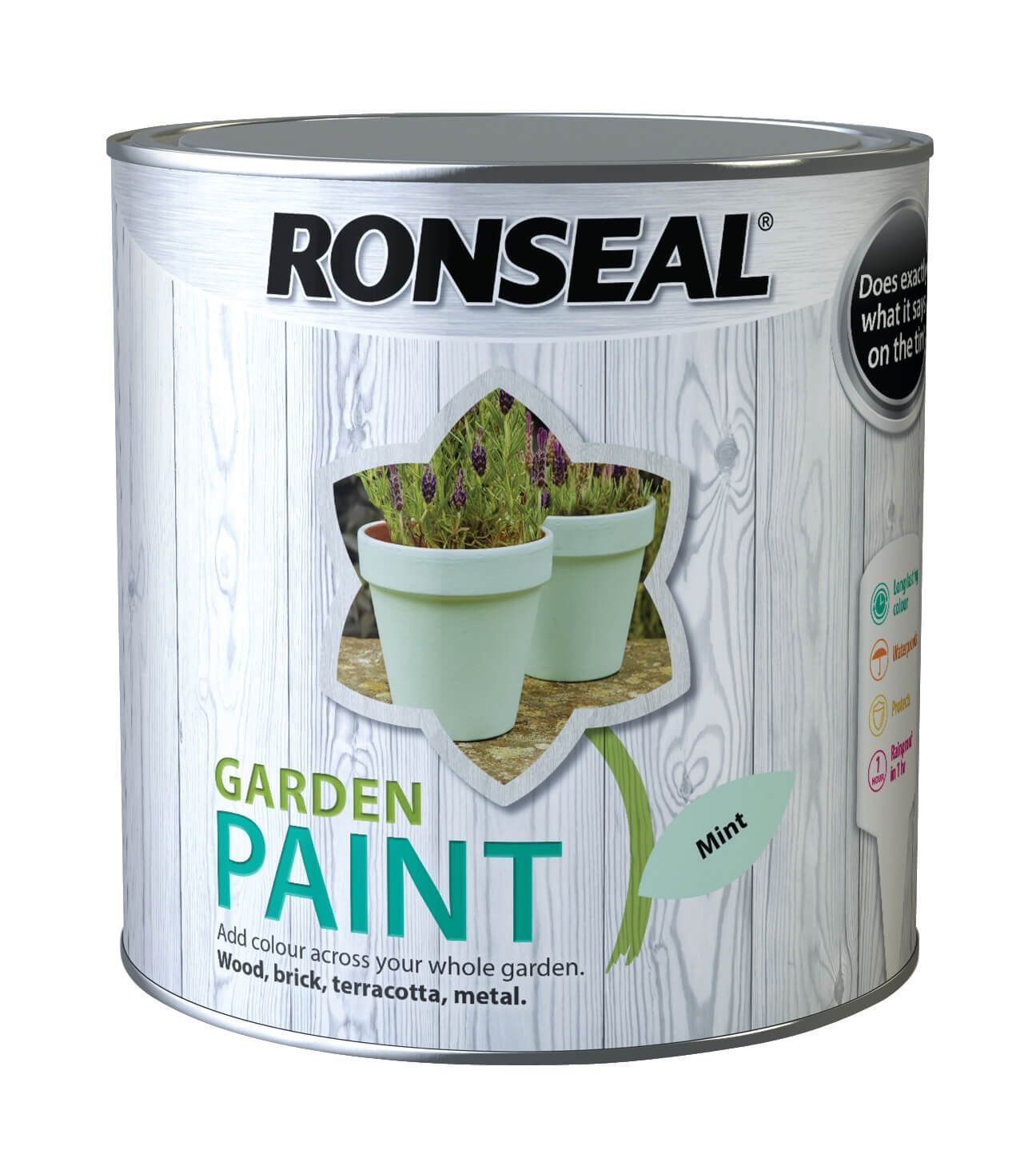 Ronseal Garden Paint 2.5 Litres Mint