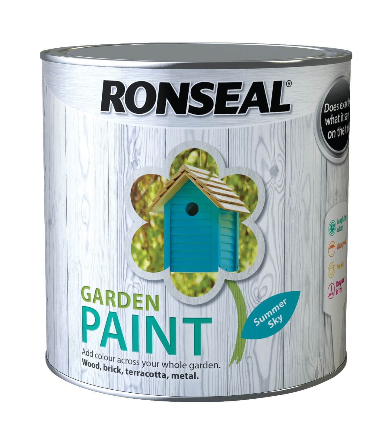 Ronseal Garden Paint 2.5 Litres Summer Sky