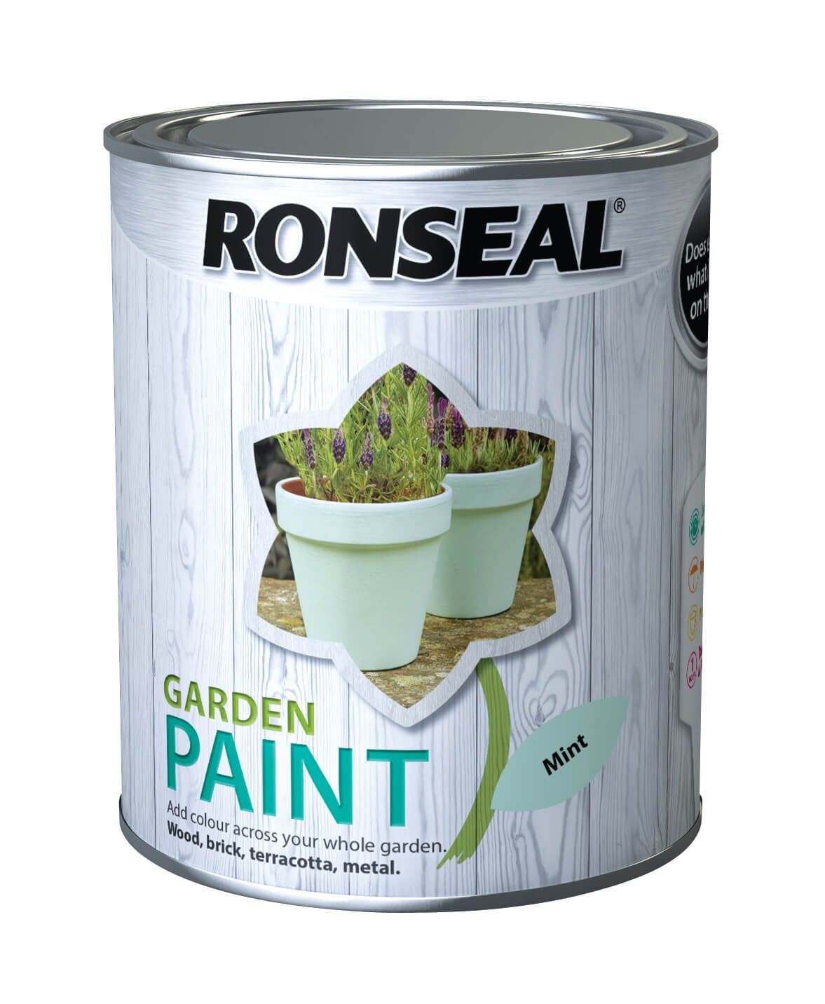 Ronseal Garden Paint 750ml Mint