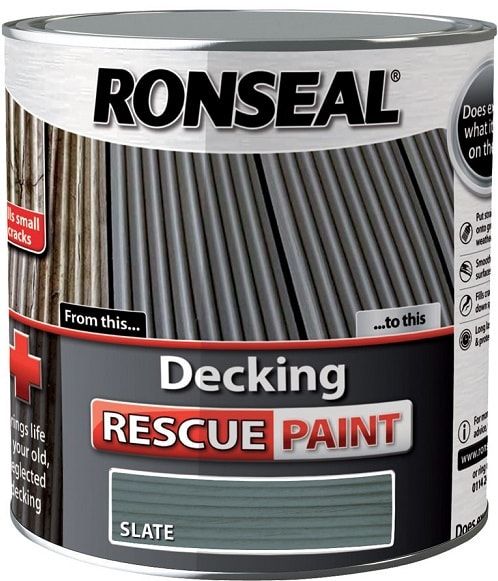 Ronseal Decking Rescue Paint-Charcoal 2.5L