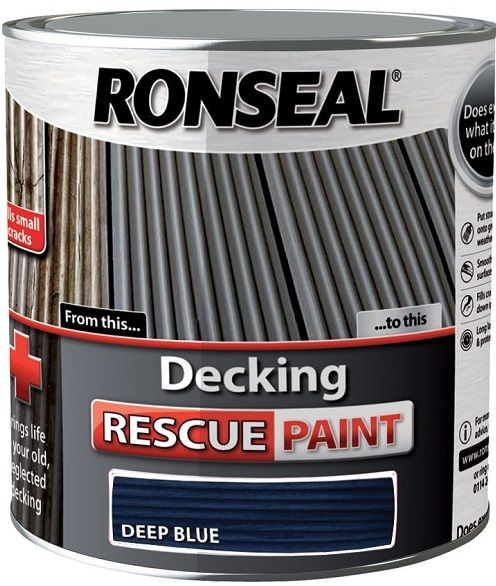 Ronseal Decking Rescue Paint Deep Blue 2.5L - 37452