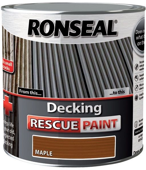 Ronseal Decking Rescue Paint Maple 2.5L - 37448