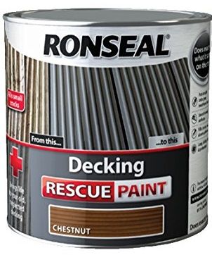 Ronseal Decking Rescue Paint Chestnut 5L - 37616