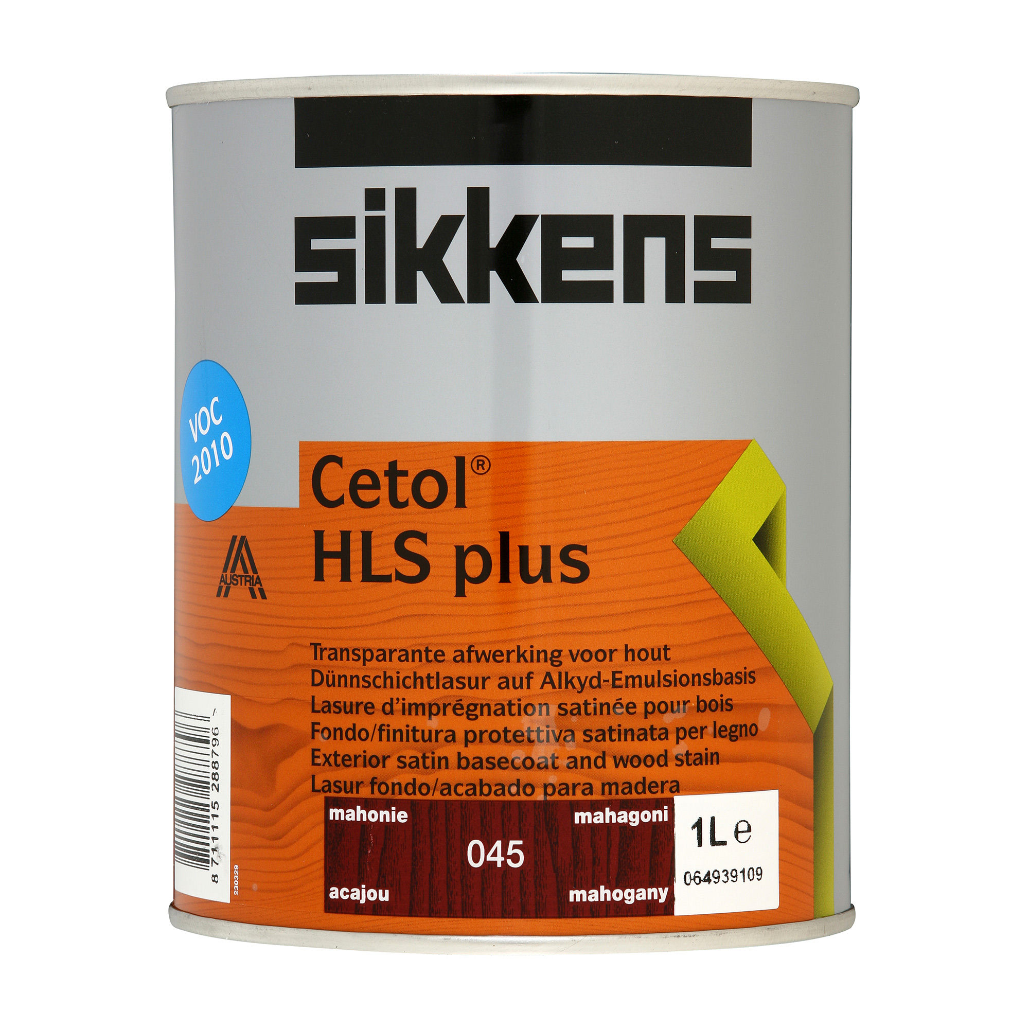 Sikkens Cetol HLS Plus Wood Stain – Mahogany 045 (1L)