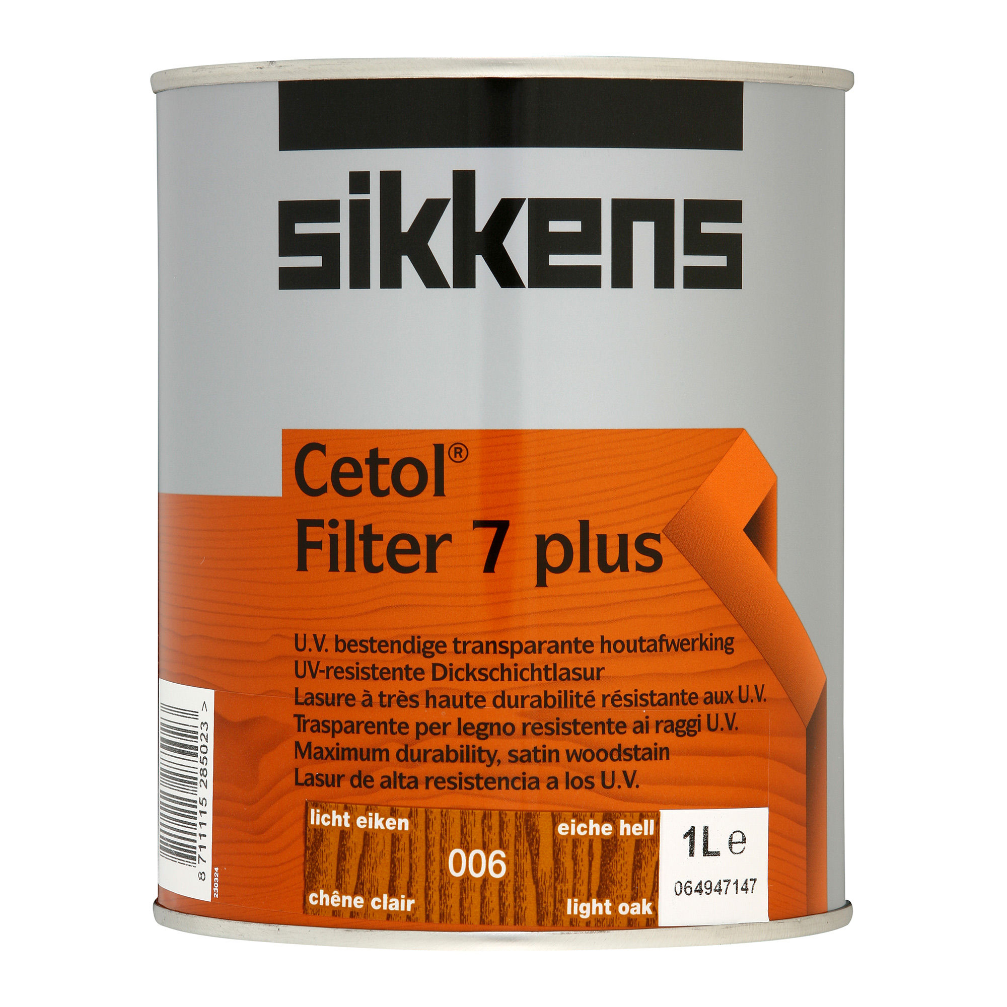 Sikkens Cetol Filter 7 Plus Wood Stain – Light Oak 006 (1L)