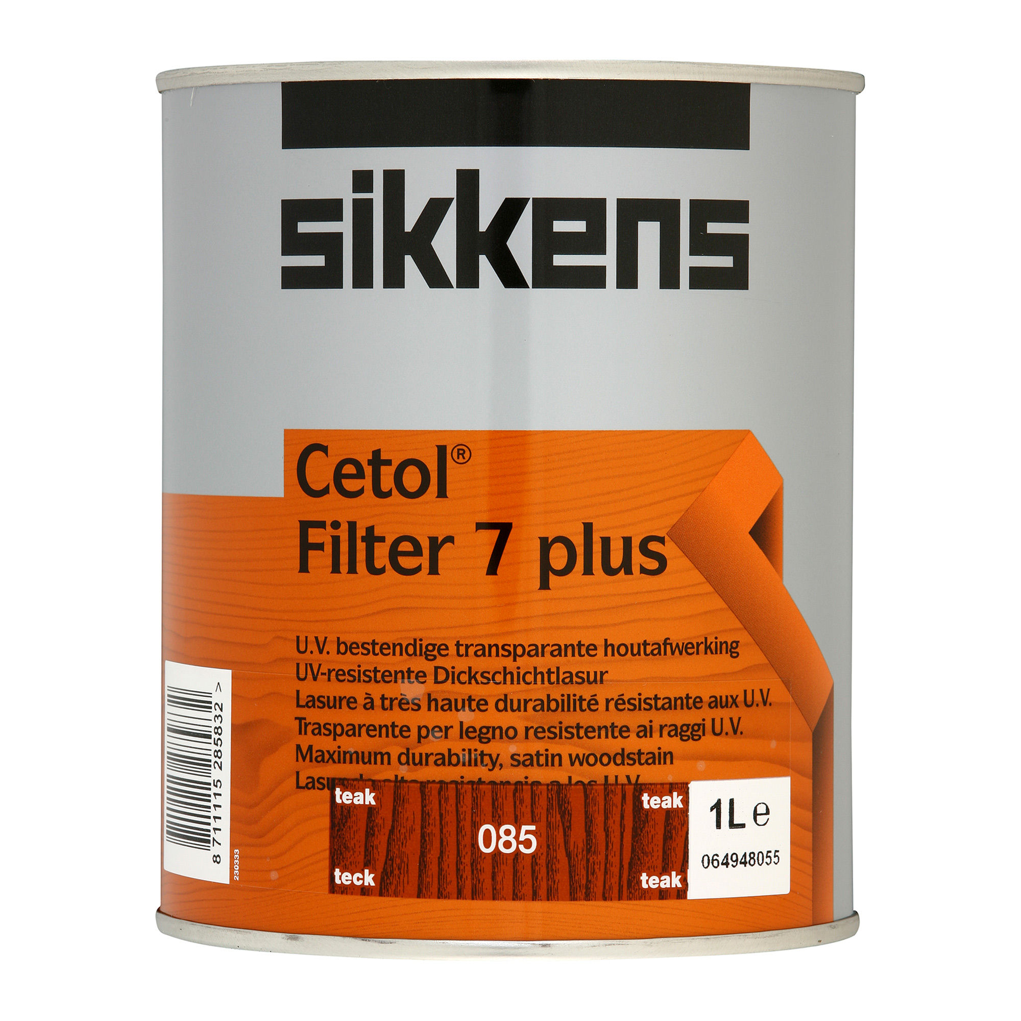 Sikkens Cetol Filter 7 Plus Wood Stain – Teak 085 (1L)