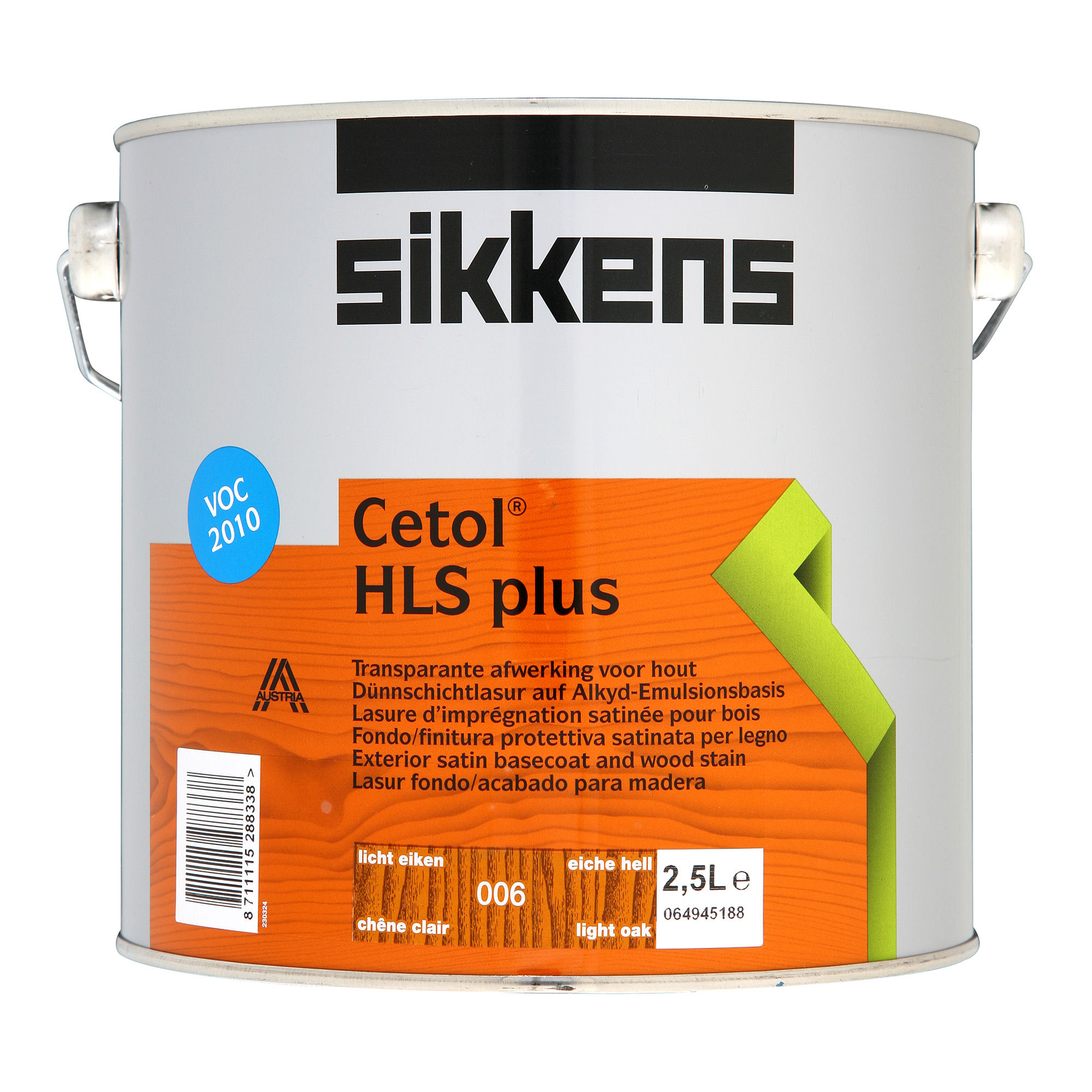 Sikkens Cetol HLS Plus Wood Stain – Light Oak 006 (2.5L)