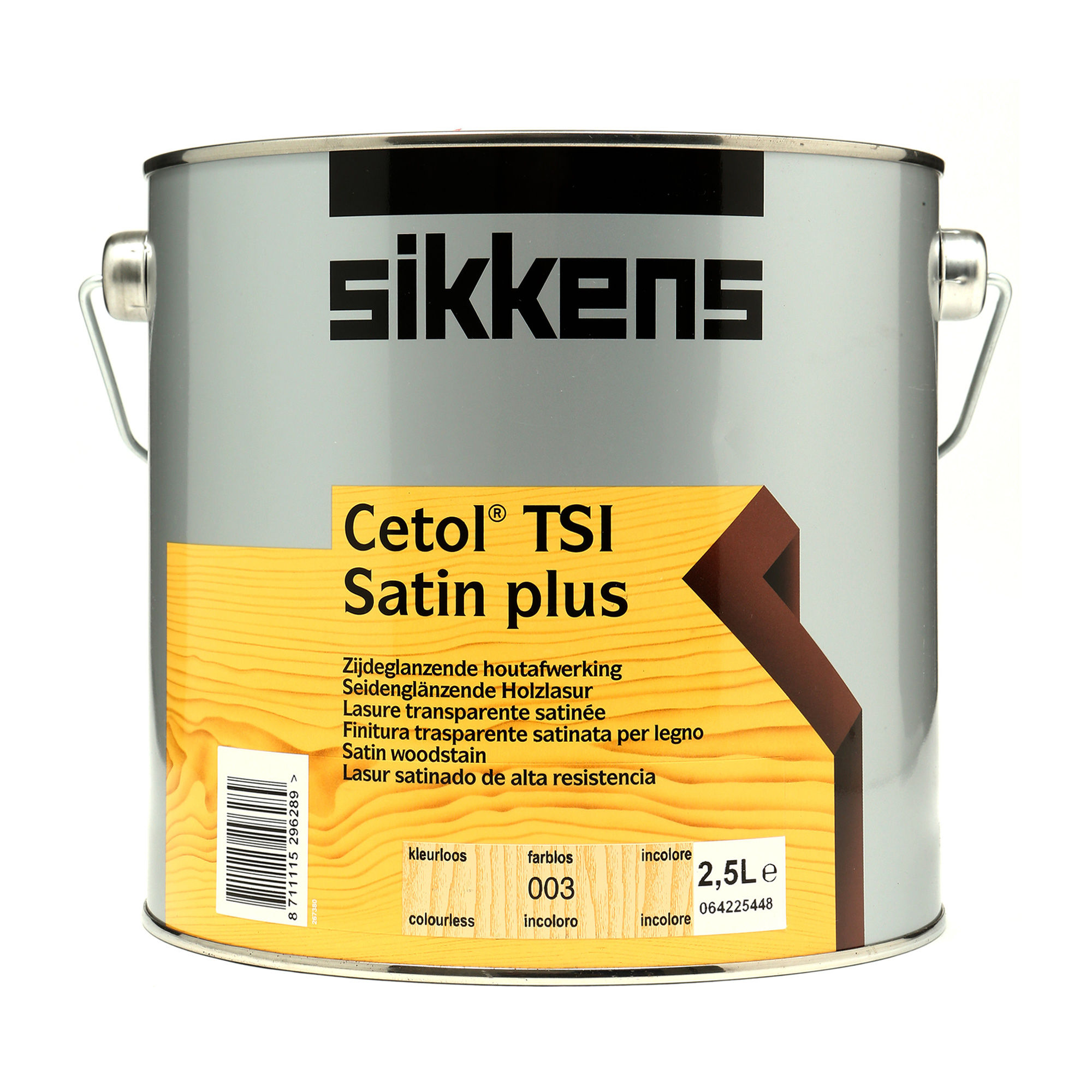 Sikkens Cetol TSI Satin Plus Varnish – Colourless 003 (2.5L)