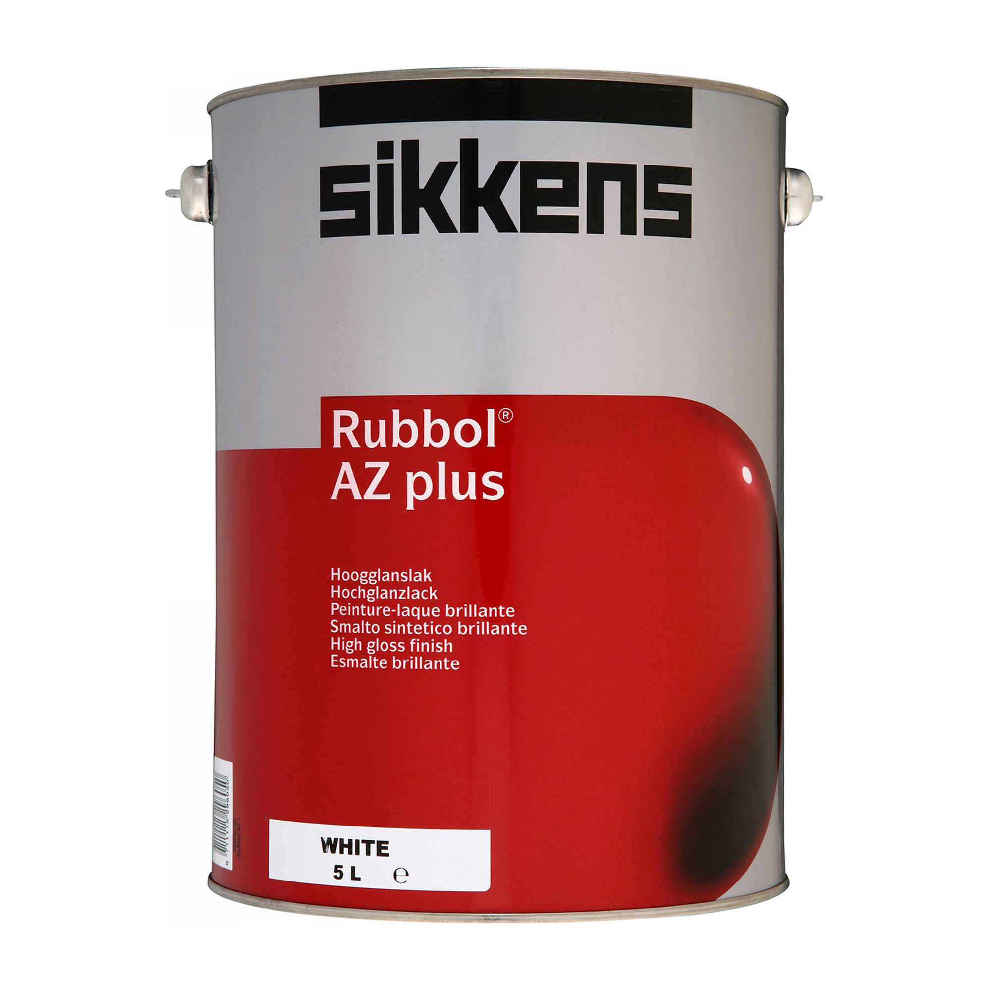 Sikkens Rubbol AZ Plus High Gloss Paint – White (5L)