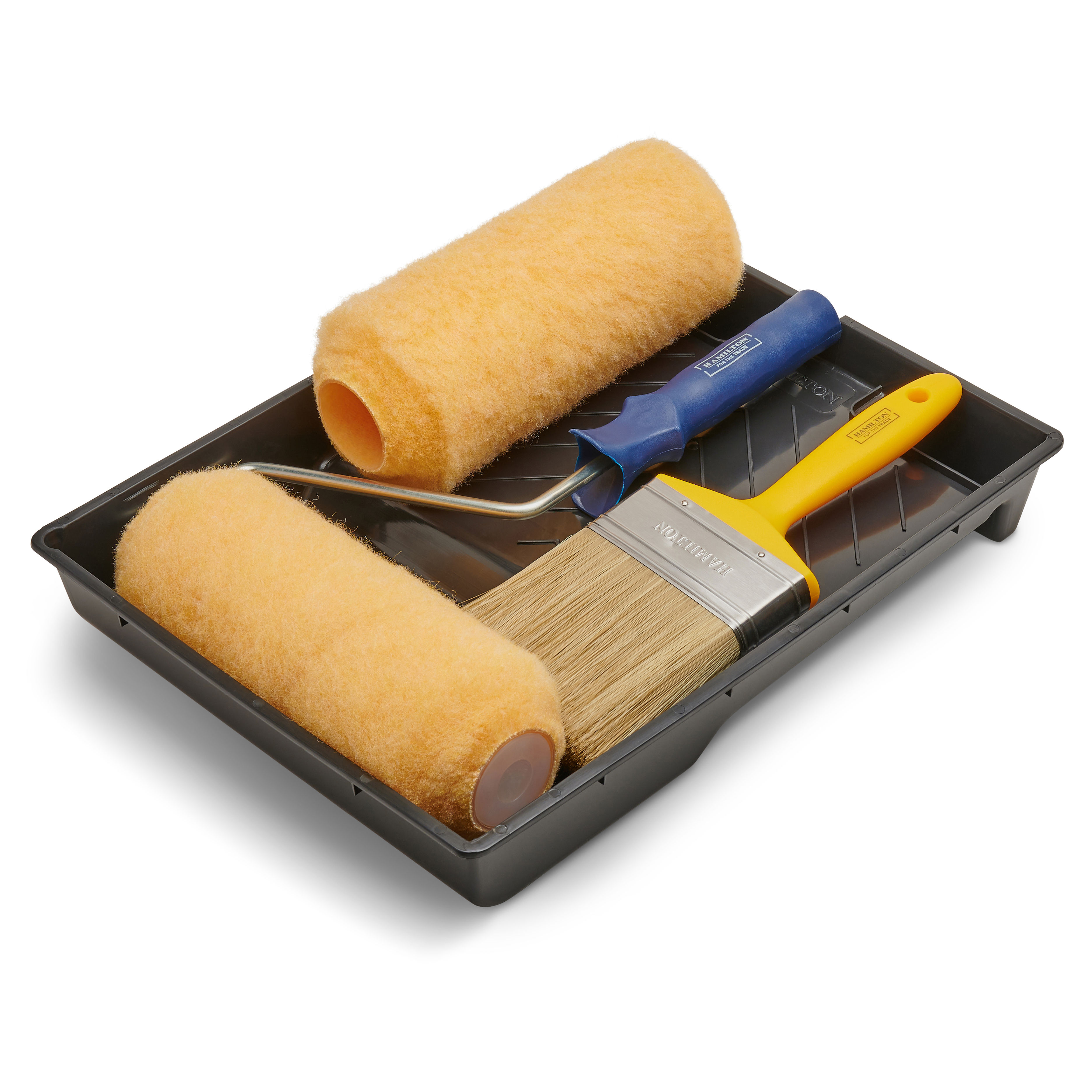 Hamilton For the Trade 5-Piece Masonry Paint Brush and Roller Set 9"