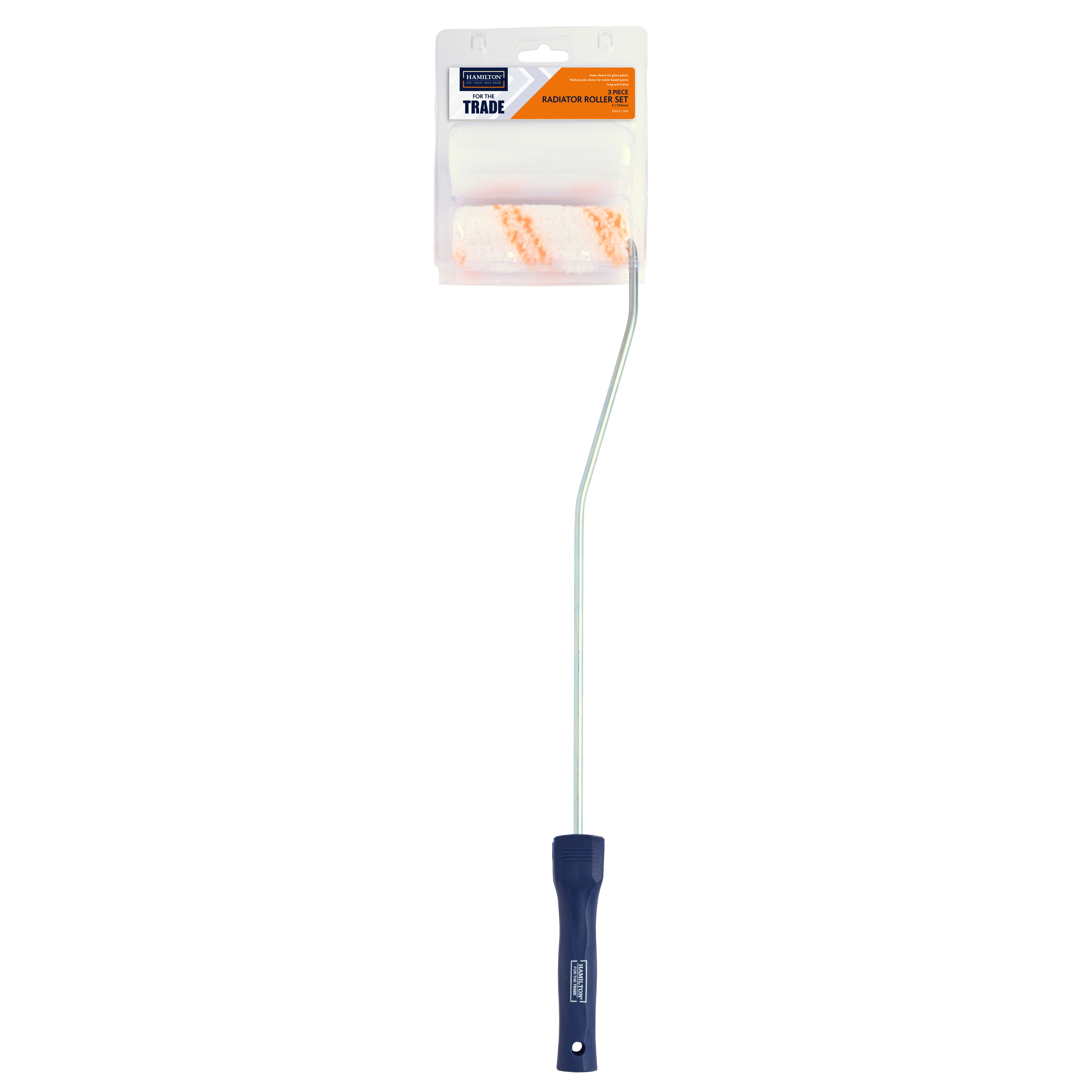 Hamilton For the Trade 3-Piece Mixed Radiator Paint Roller Set 4"