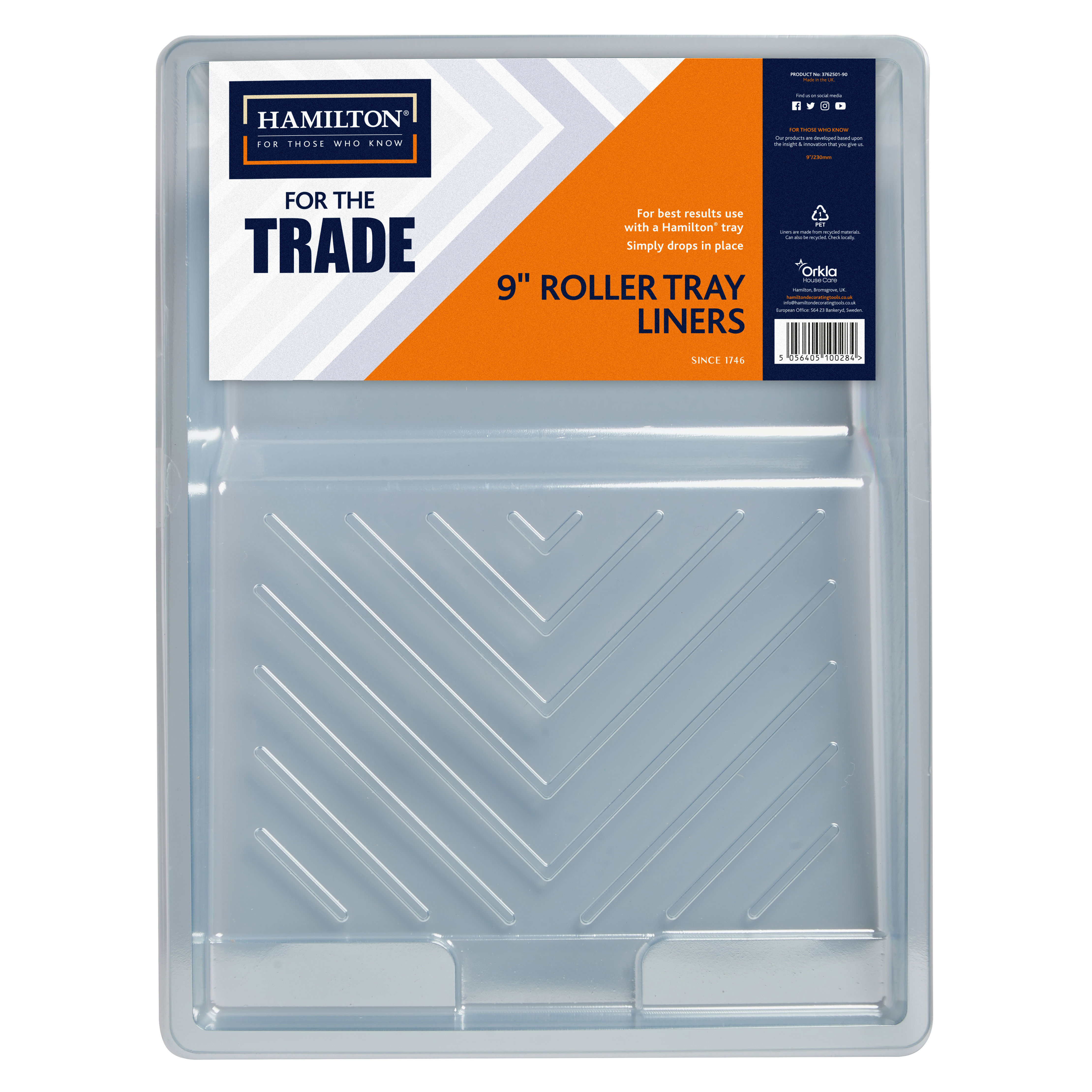 Hamilton For the Trade Standard Paint Roller Tray Liners (5 Pack) 9"