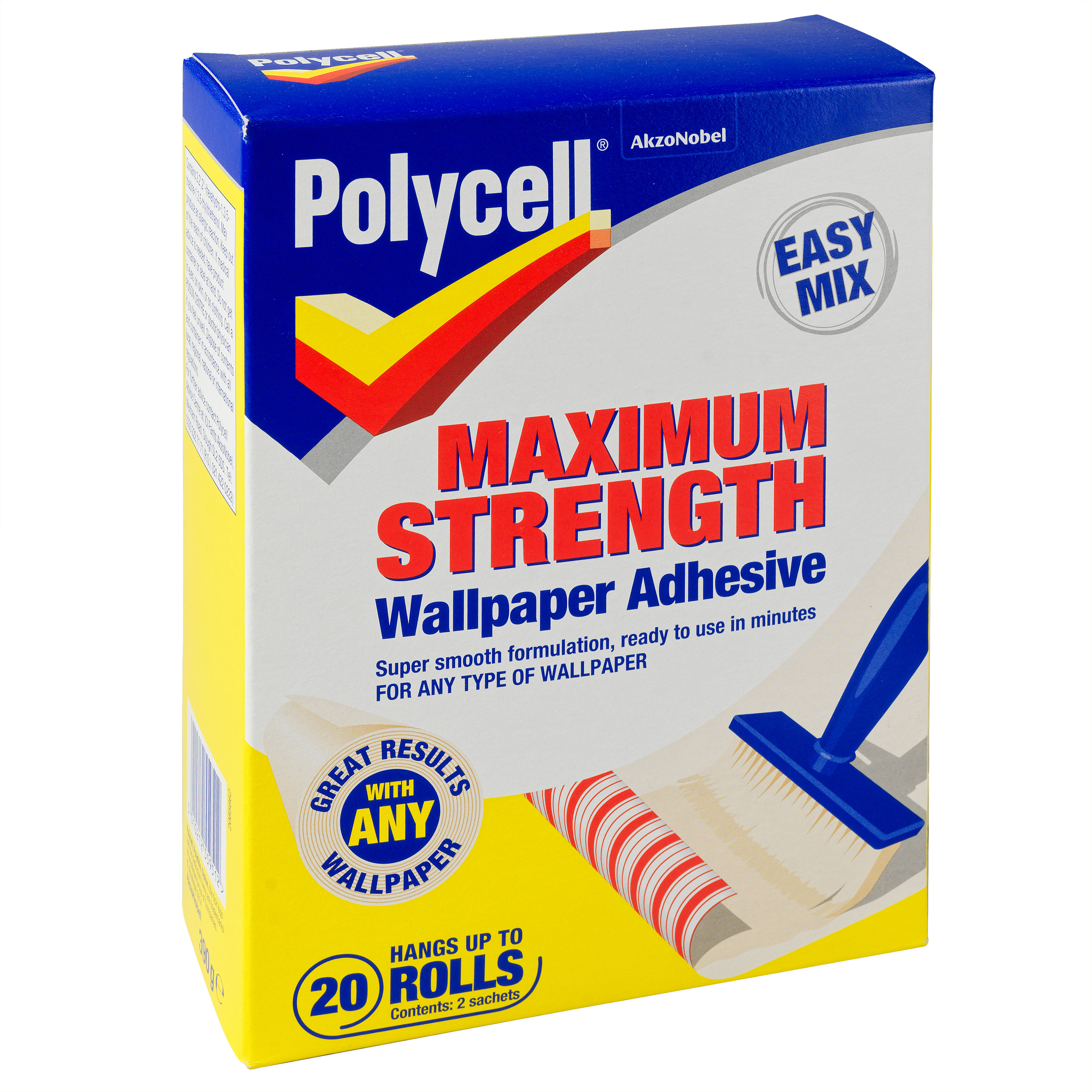 Polycell Polyfilla Max Strength Wallpaper Adhesive 20 Rolls