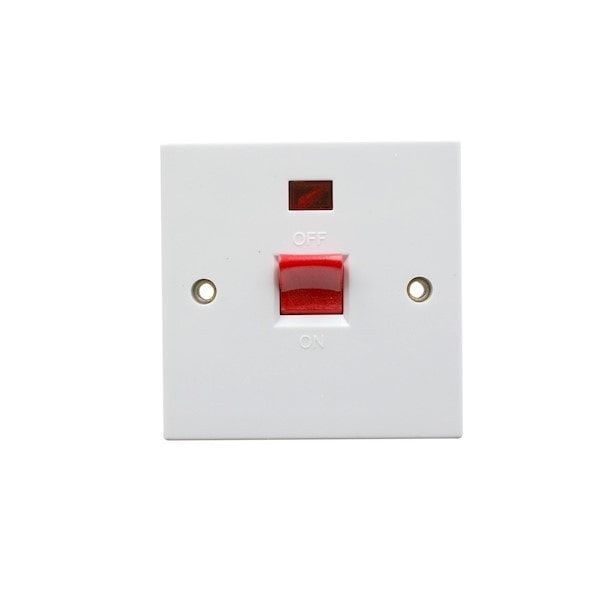 Cooker Switch with Neon Indicator 45A - PPJ076SW