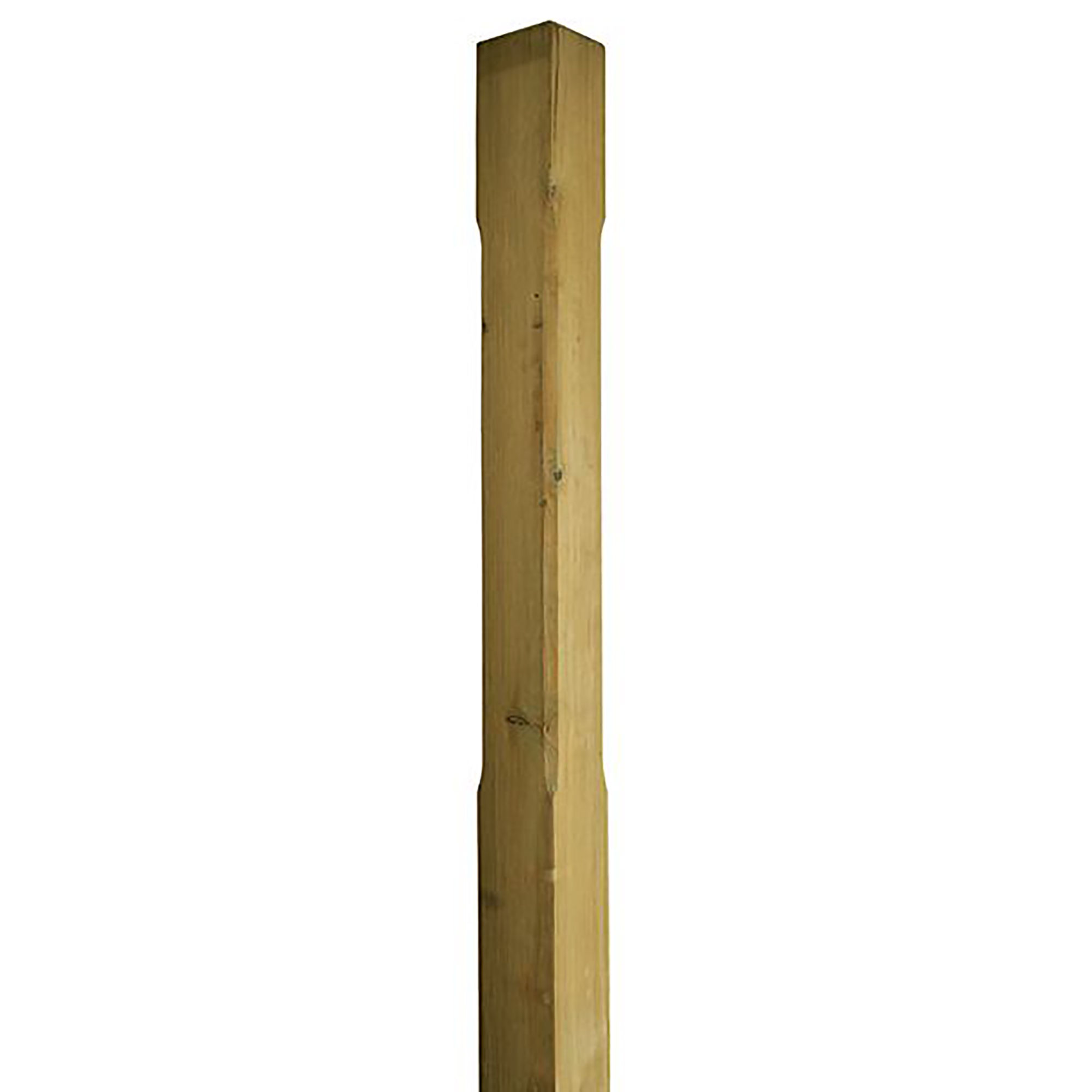Arbordeck Chamfered Tanalised Newel Post 90mm x 90mm x 1.2m
