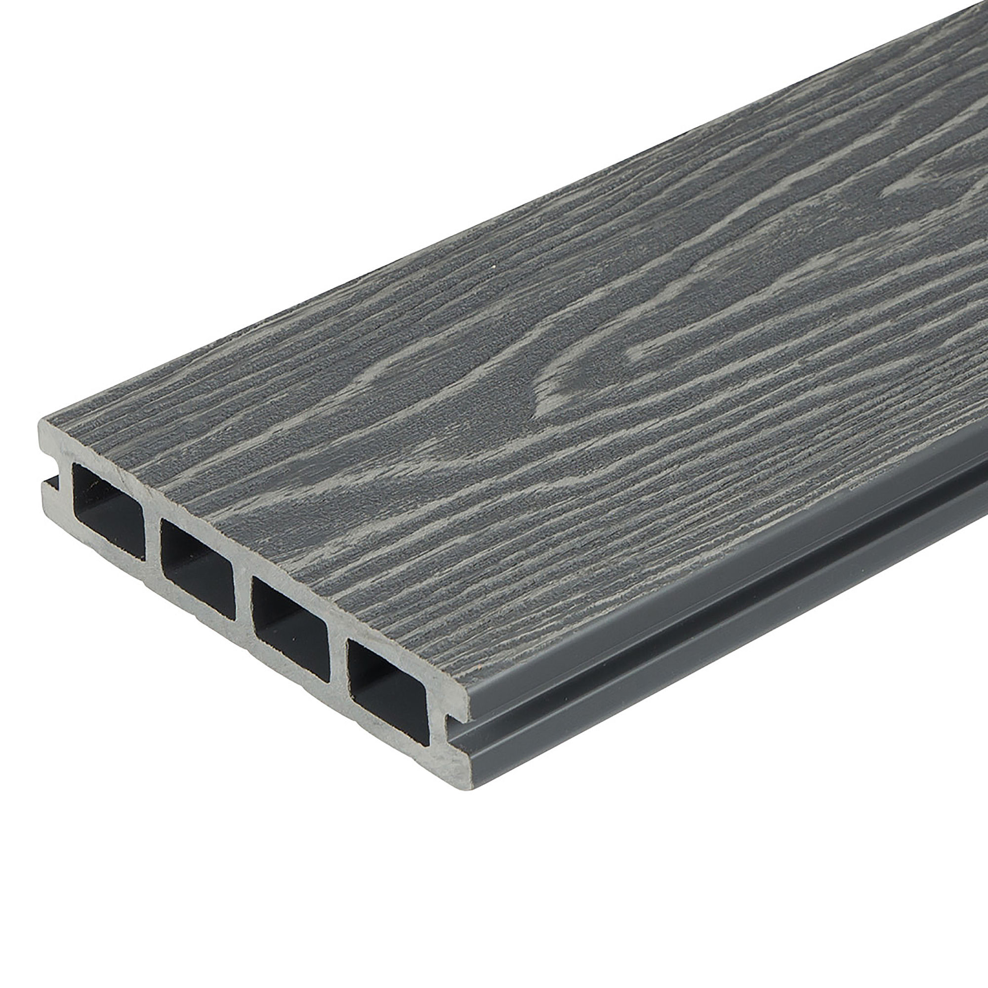 Gronodec Premier Composite Decking Board Silver 136mm x 25mm x 3.66m