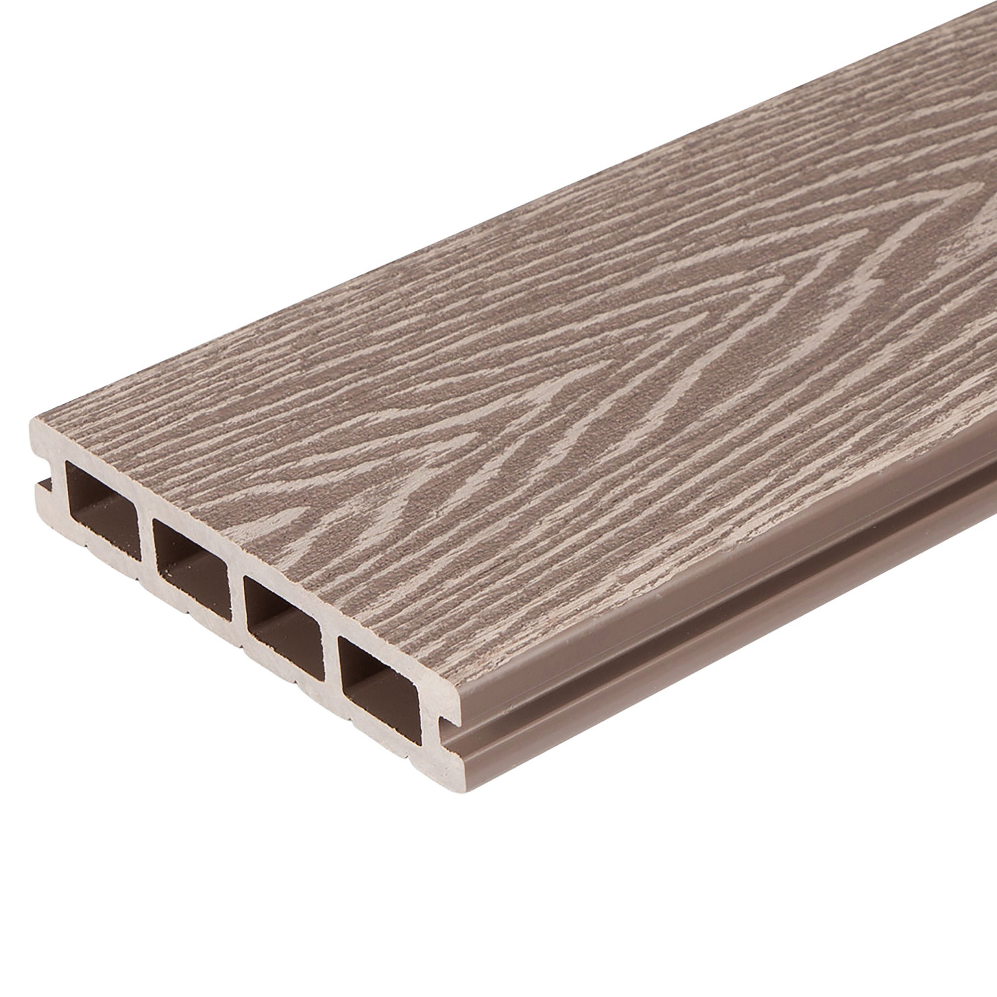 Gronodec Premier Composite Decking Board Mocha 136mm x 25mm x 3.66m