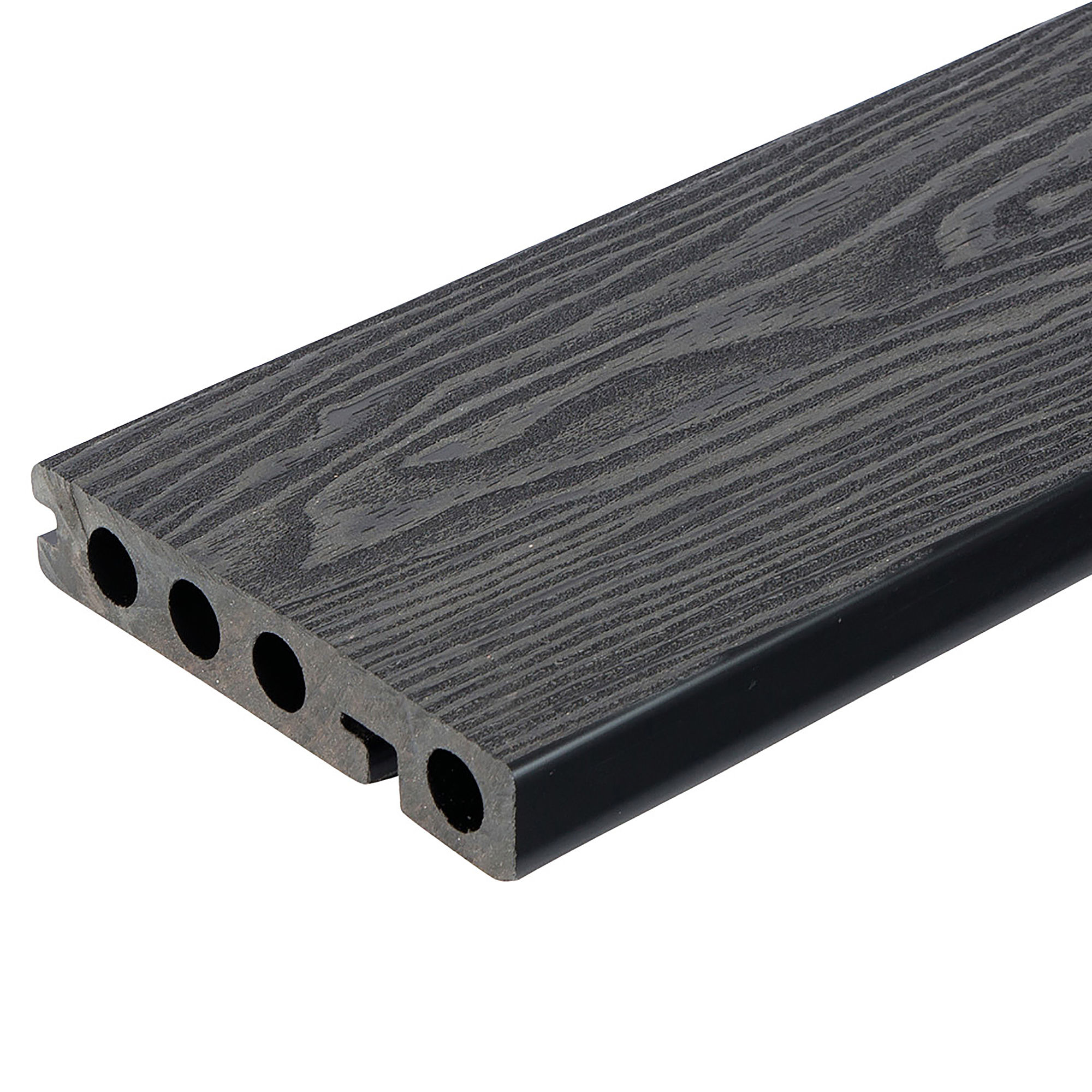 Gronodec Premier Composite Noseboard Deck Edging Board Charcoal 136mm x 25mm x 3.66m