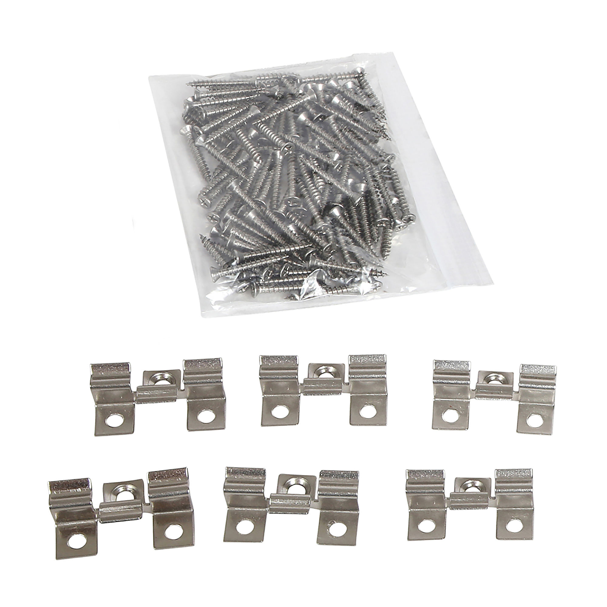 Gronodec Decking Centre Clips and Screws (100 Pack) LSGRCD13