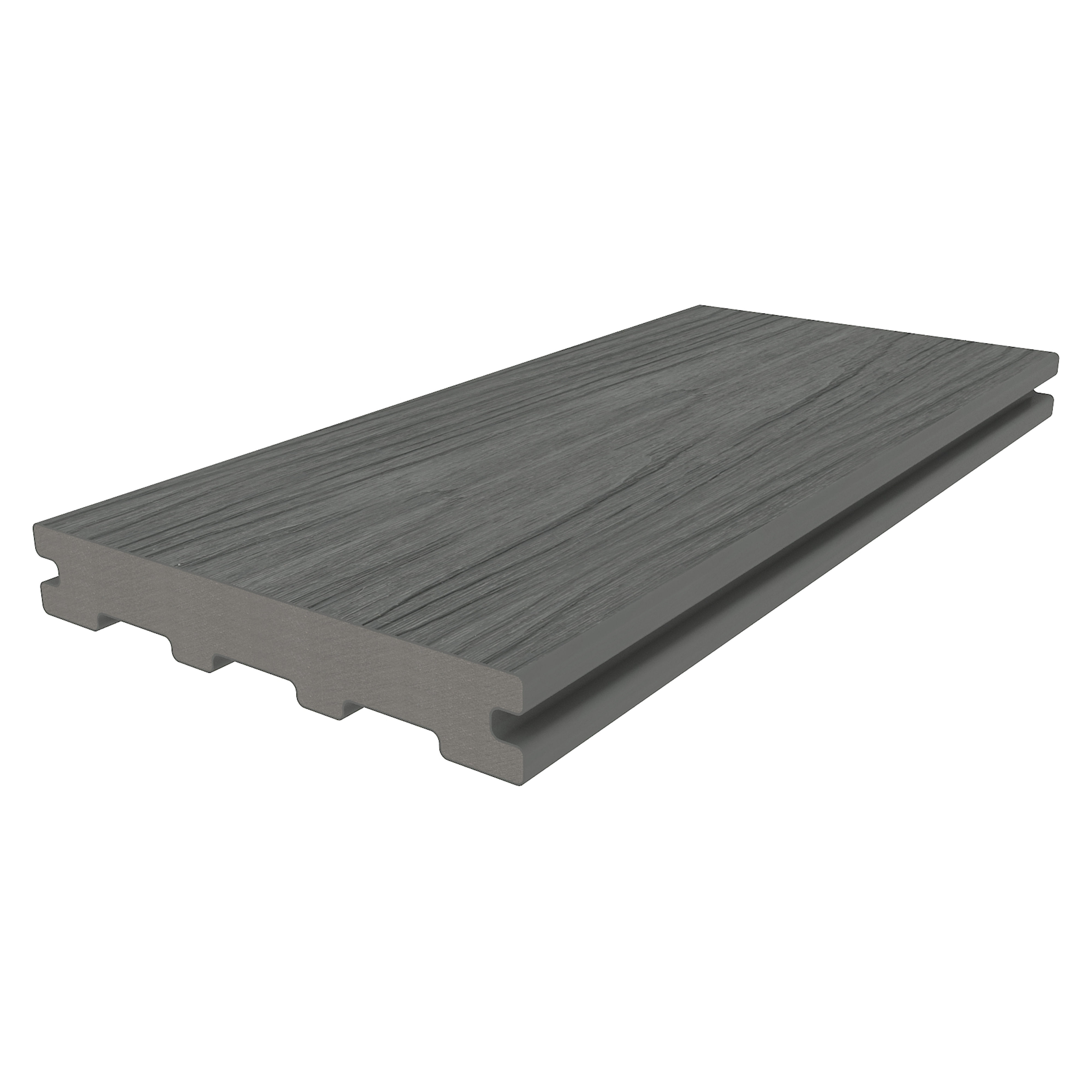 Ultrashield Naturale Grooved Edge Composite Deck Board Light Grey 23mm x 138mm
