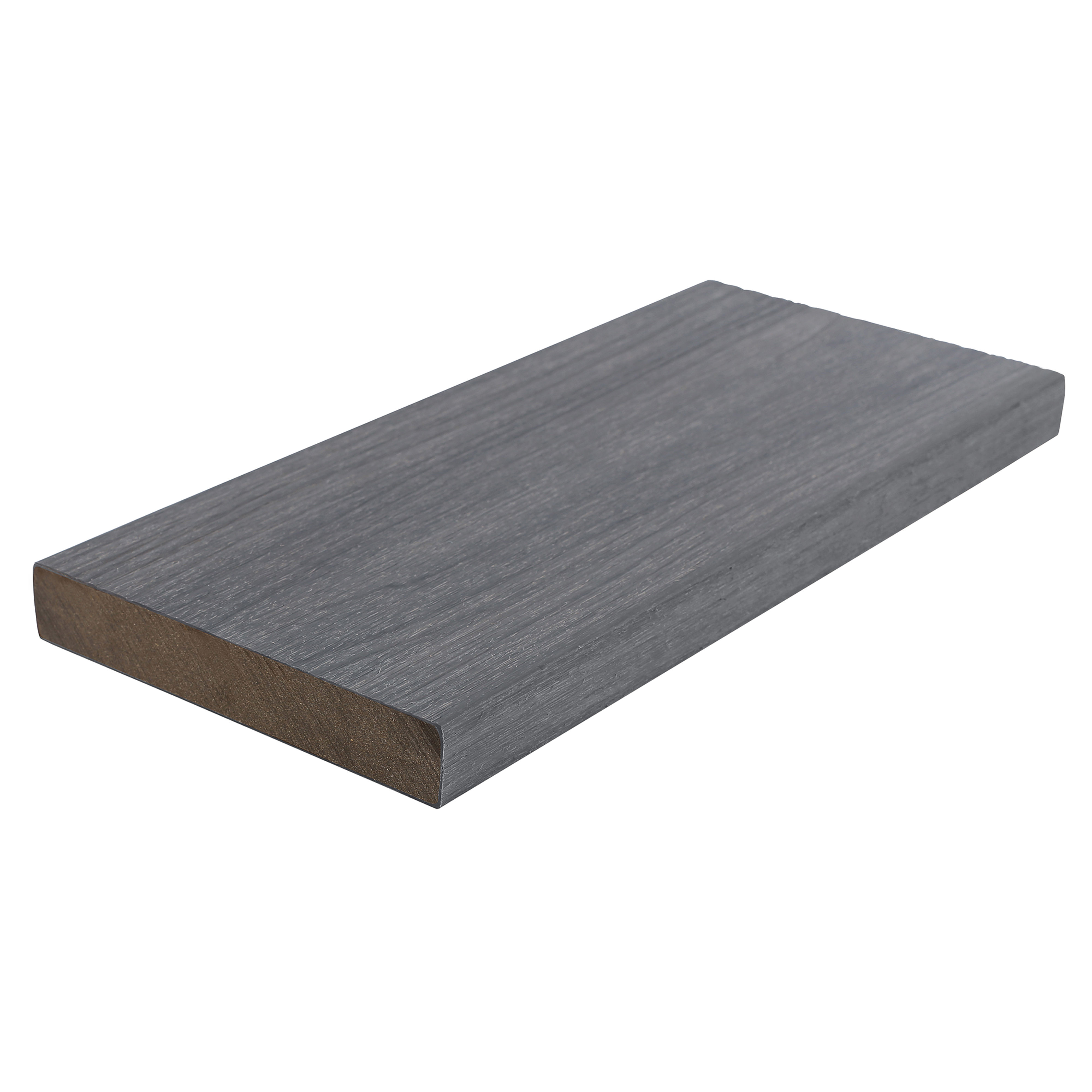 Ultrashield Naturale Solid Edge Bullnose Composite Deck Board Light Grey 23mm x 138mm x 3.6m