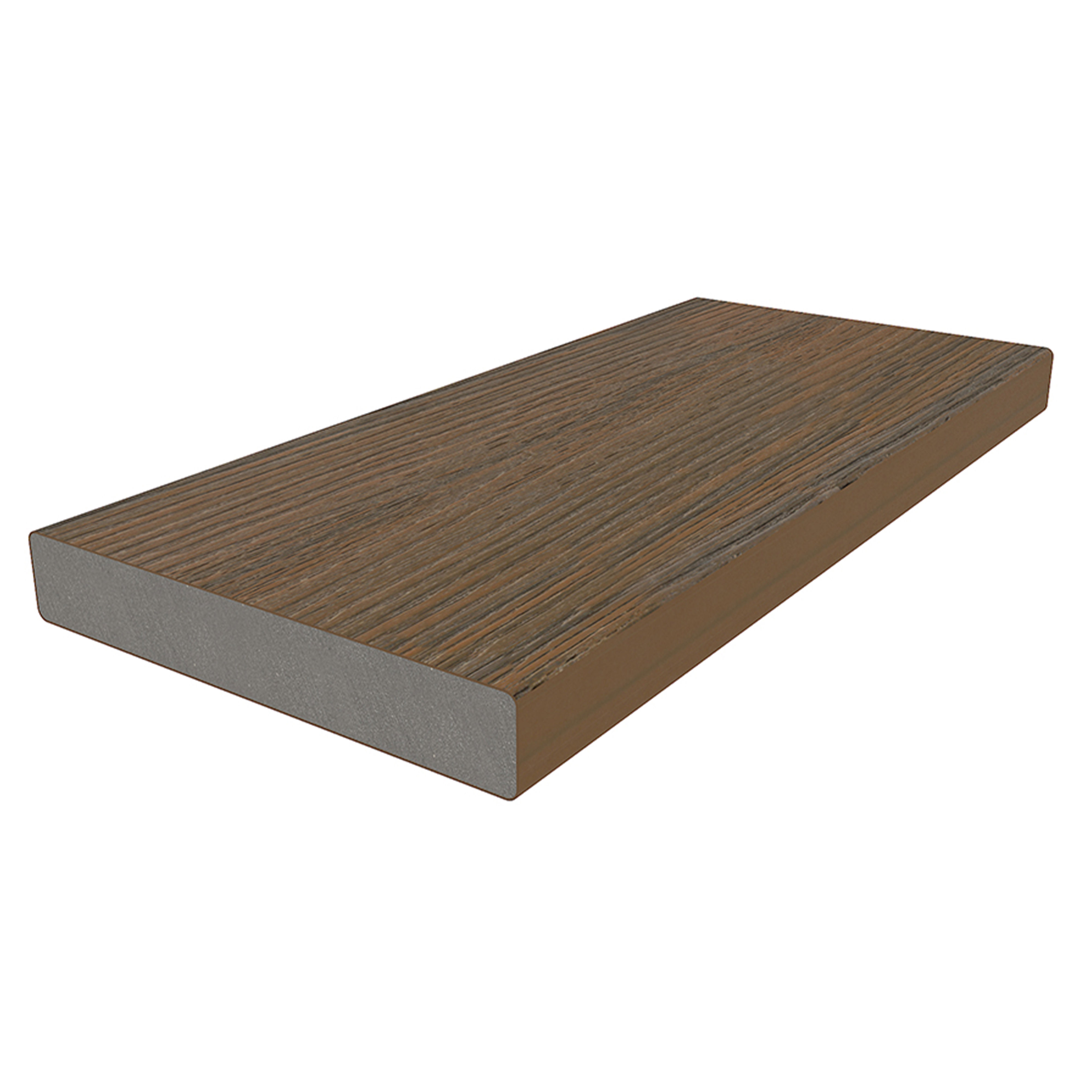 Ultrashield Essentials Solid Edge Composite Deck Board Warm Chestnut 23mm x 138mm x 3.6m