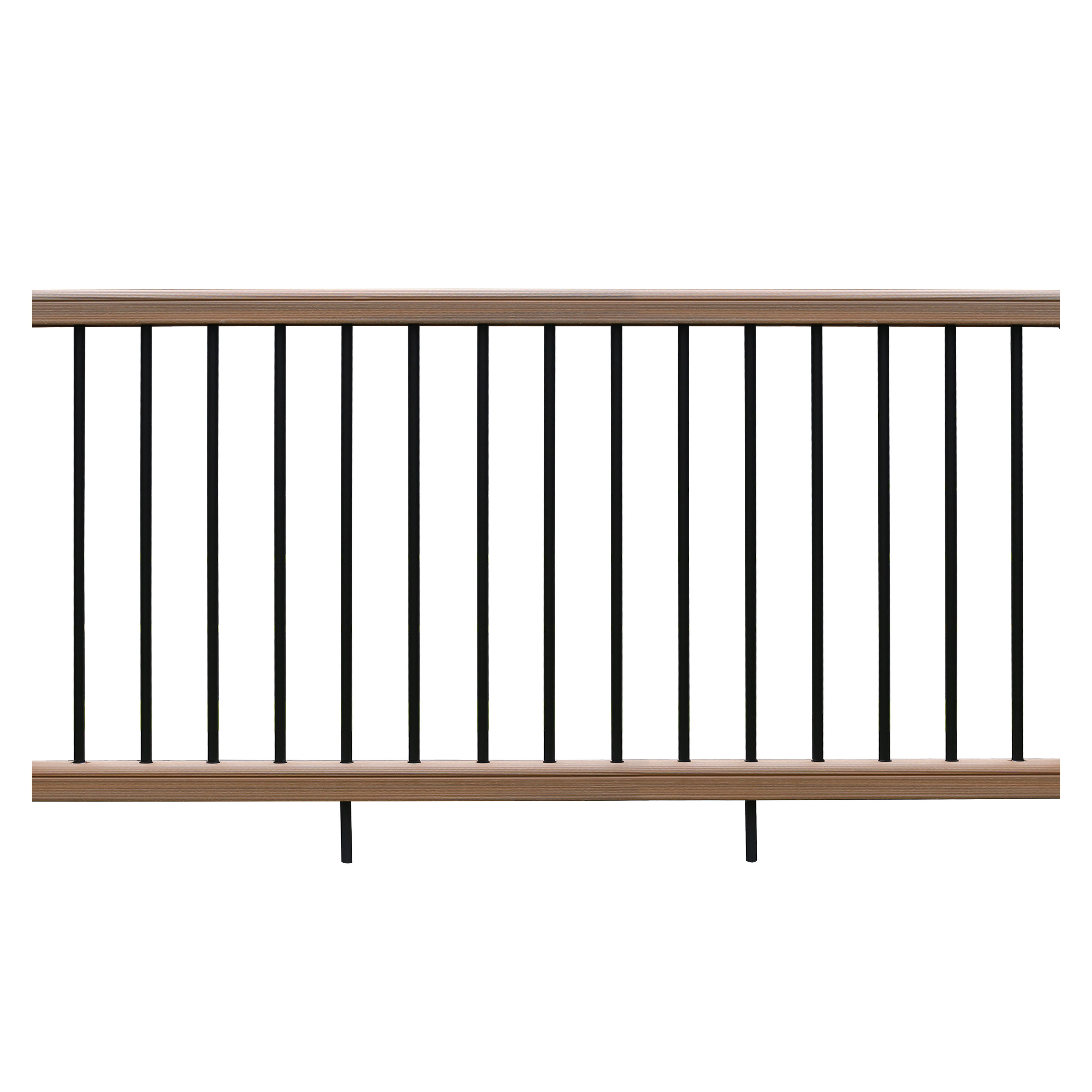 Ultrashield Naturale Composite Railing Kit Teak 1.8m
