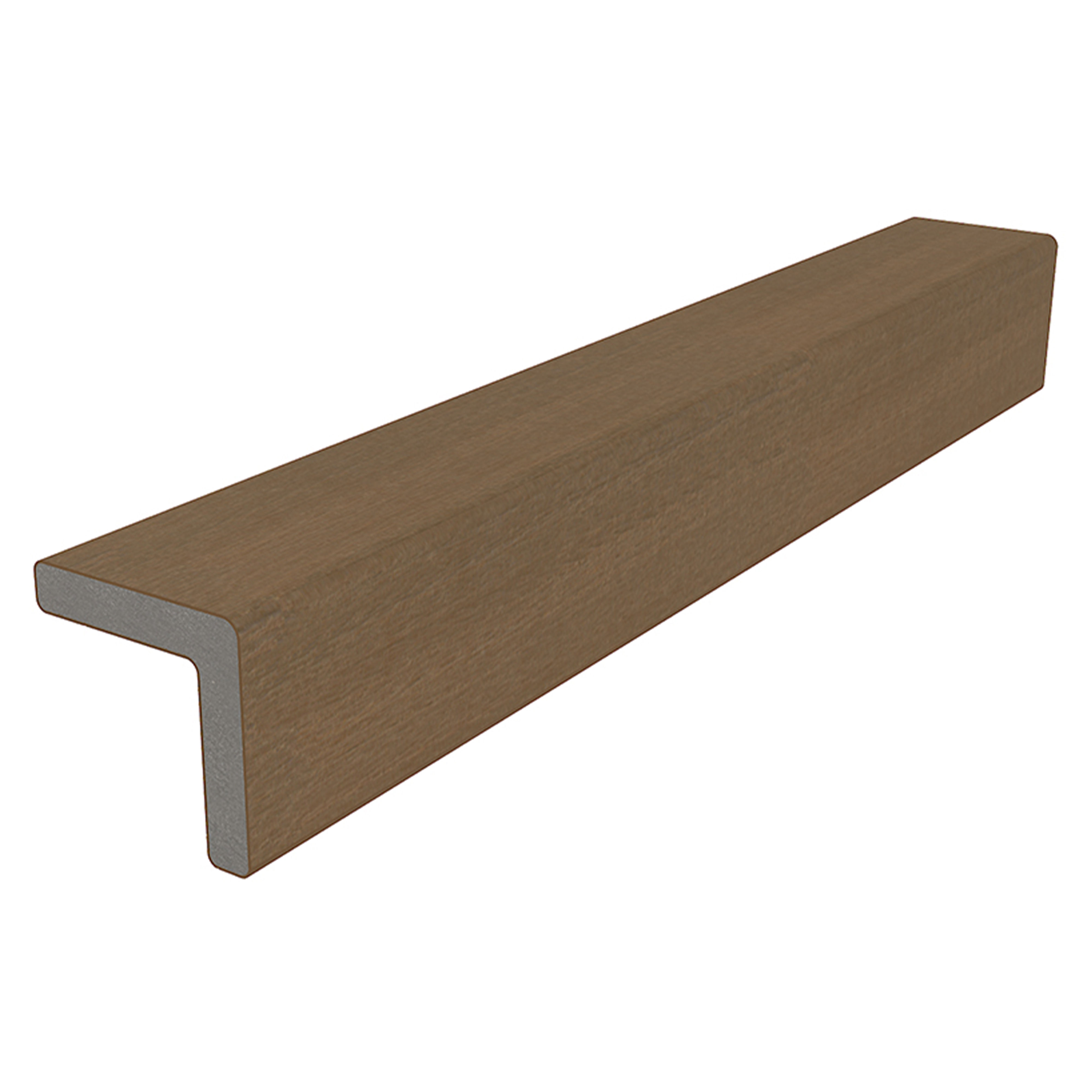 Ultrashield Essentials L-Angle Composite Trim Warm Chestnut 40mm x 40mm x 2.2m