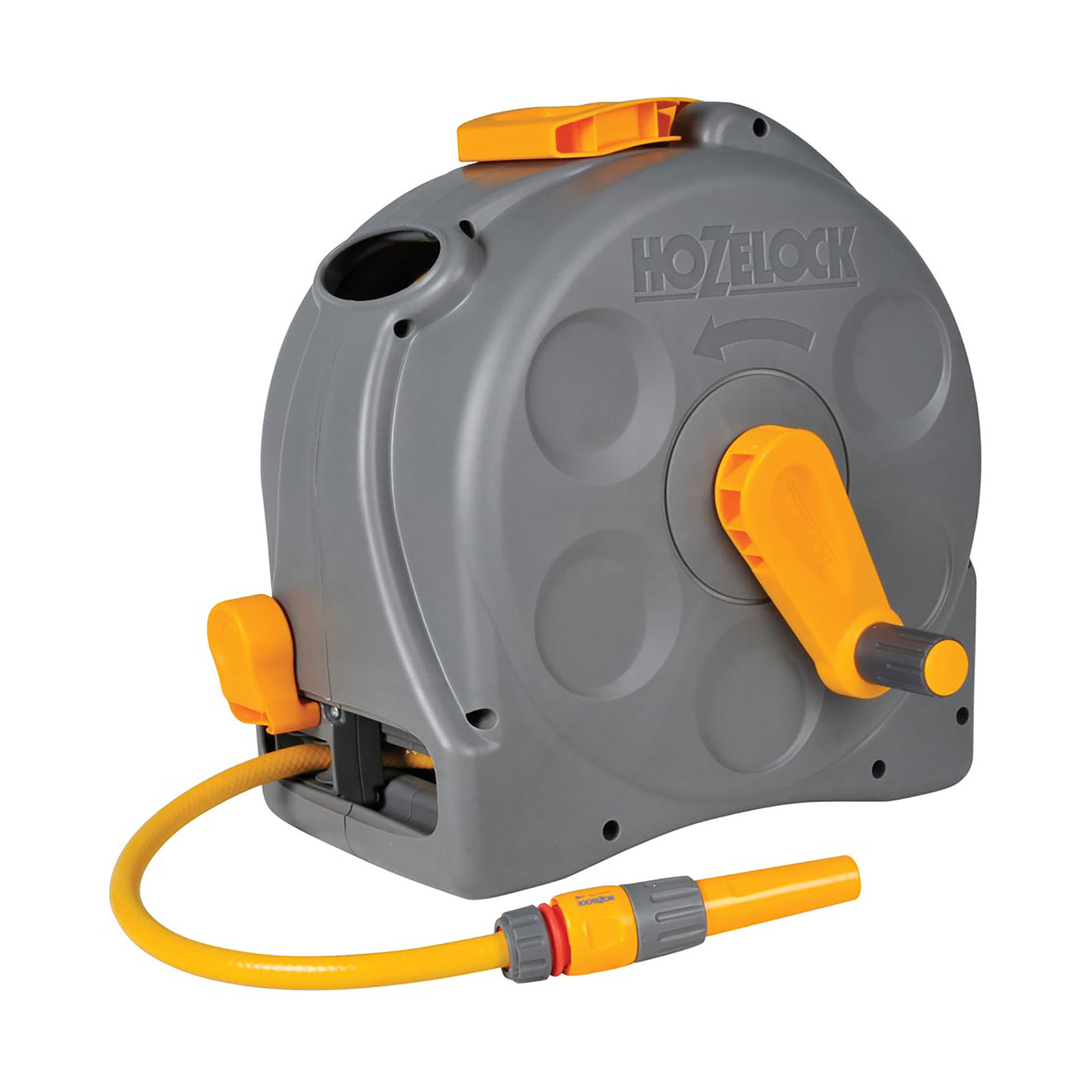 Hozelock 2-in-1 Complete Reel - Wall-Mounted and Free-Stand 25m 2415R0000