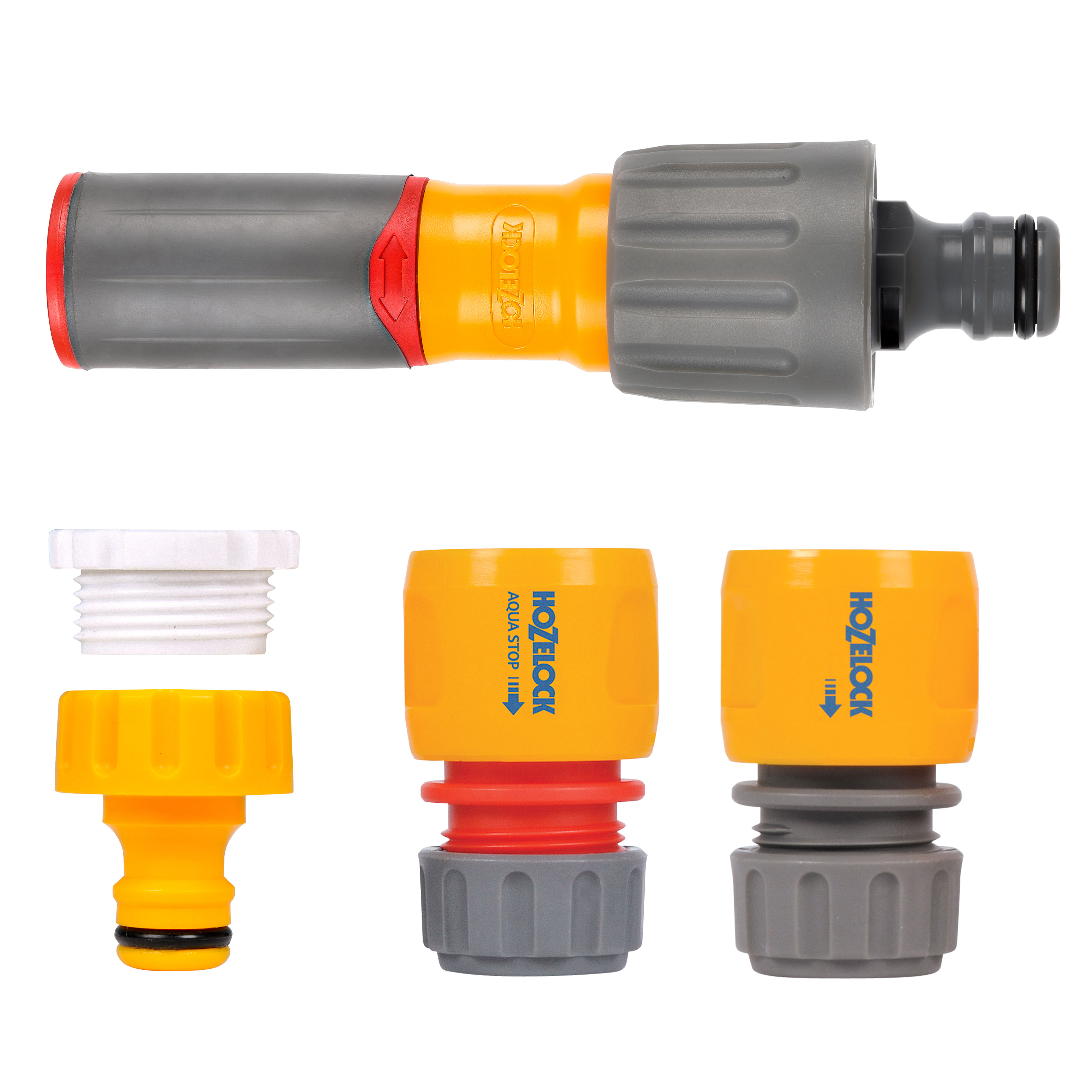 Hozelock 3-in-1 Nozzle and Fittings Grab Bag Starter Set - 100100238