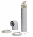 Baxi Multifit 315-500mm Telescopic Horizontal Flue White 60mm/100mm - 720599401