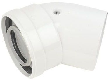 Baxi Multifit 2 Flue Bend 135° with Fixing Screws (60/100mm) - 720648501