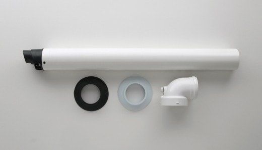 Intergas Horizontal Straight Wall Terminal Non Telescopic Flue Kit