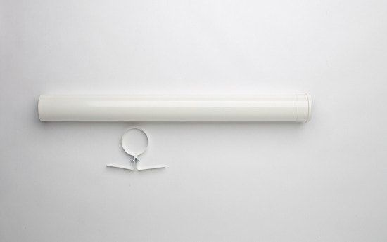 Intergas Flue Extension with Wall Clamp 1000mm (60mm/100mm) 082975