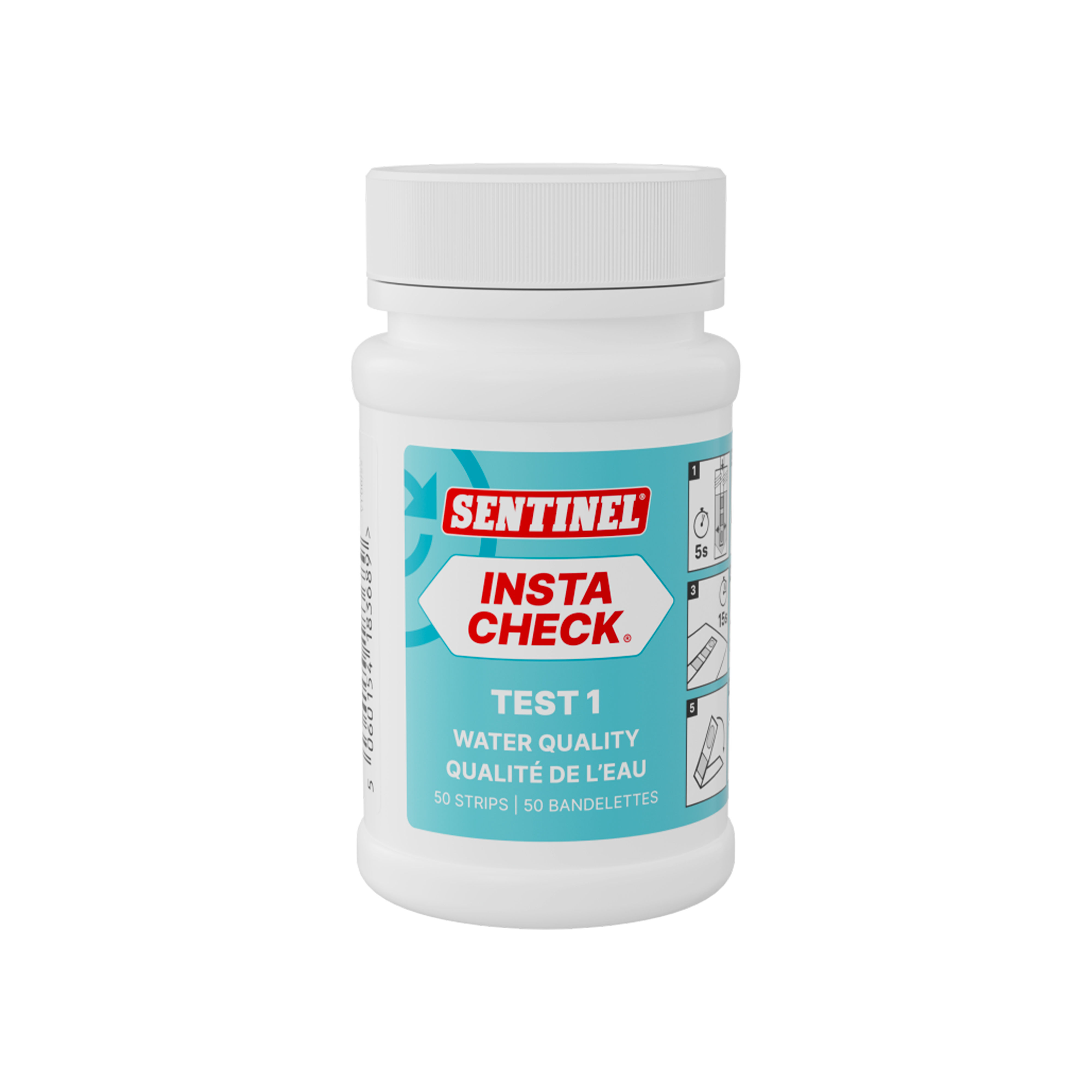 Sentinel InstaCheck Test 1 Water Quality Refill 50 Strips