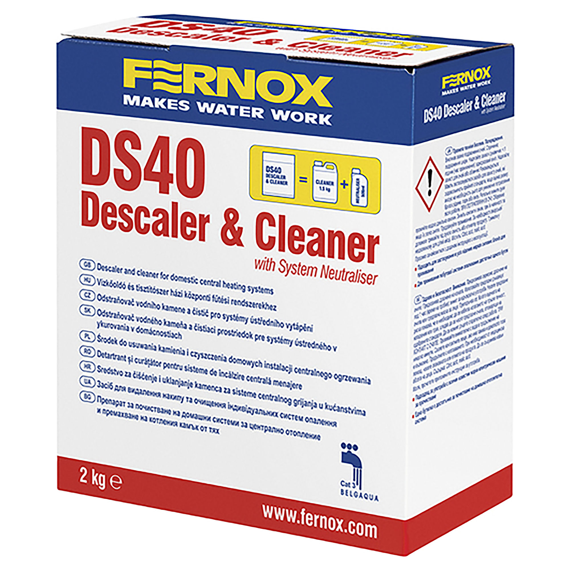 Fernox DS40 Central Heating Descaler and Cleaner 2kg - 62475