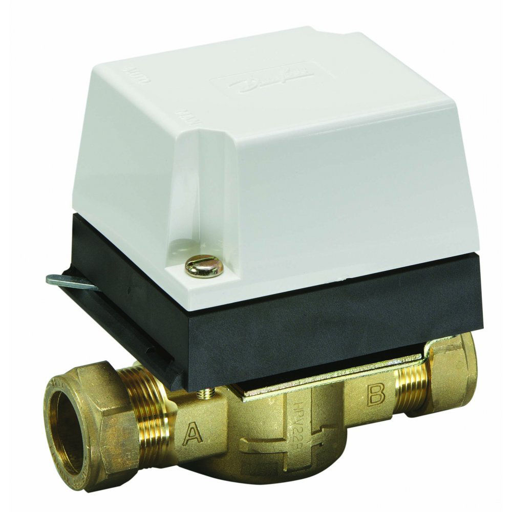 Danfoss HP22 Complete 2 Port Motorised Valve & Actuator 22mm