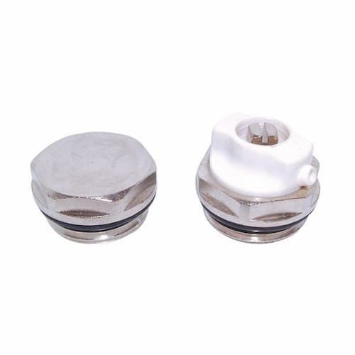 Radiator Air Vent and Plug Set 1/2"