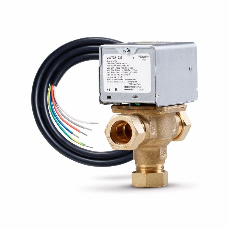 Honeywell Home Mid Position Diverter Valve 28mm - V4073A1088