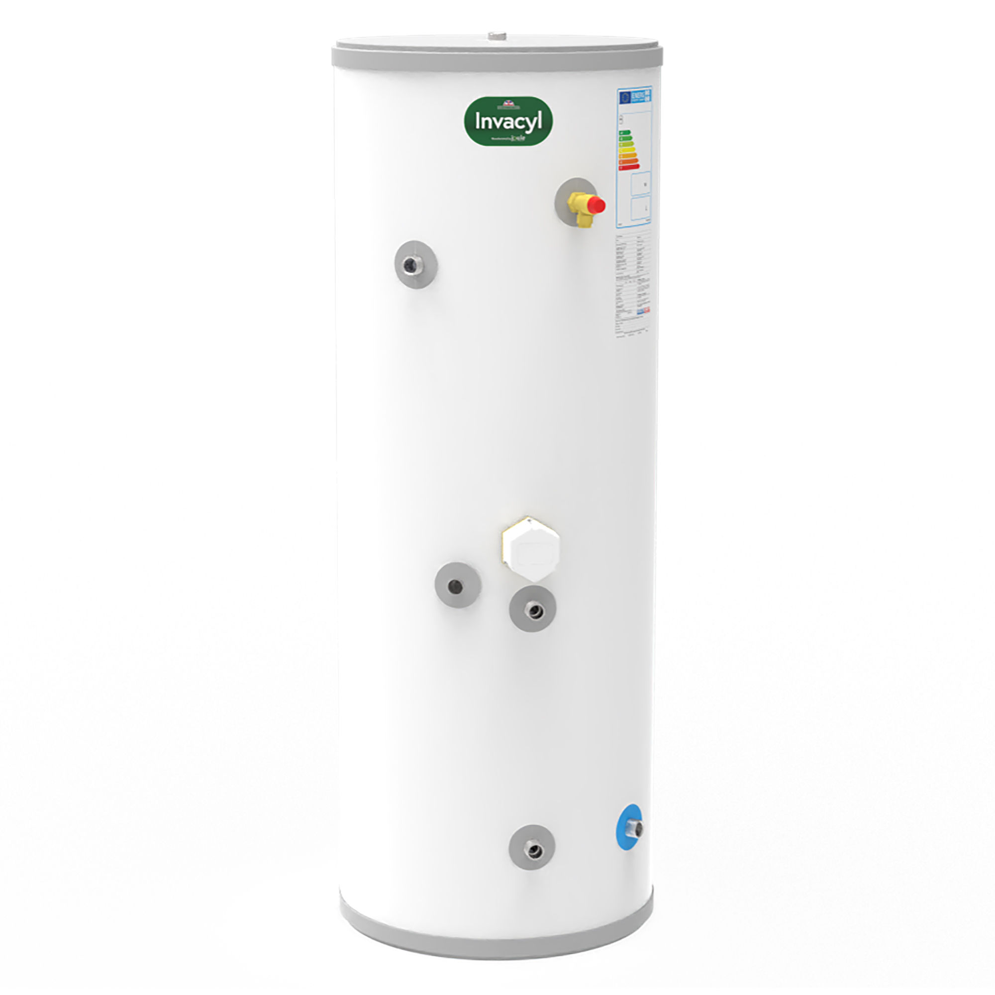 Joule Invacyl Unvented Indirect Standard Hot Water Cylinder 180L - TRBMVI-0180LFB