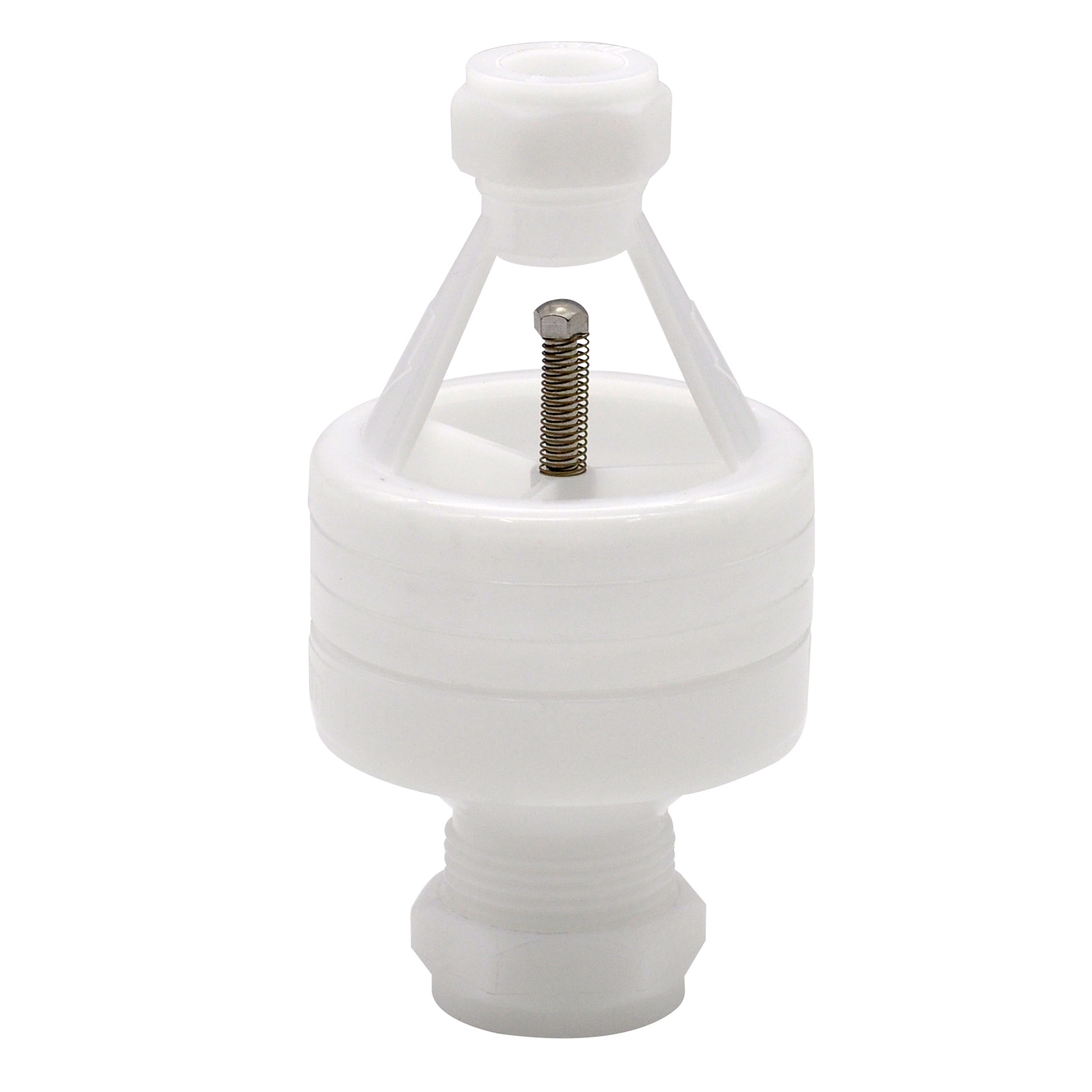 Hotun Dry Trap Tundish White 15mm x 22mm - HW100C