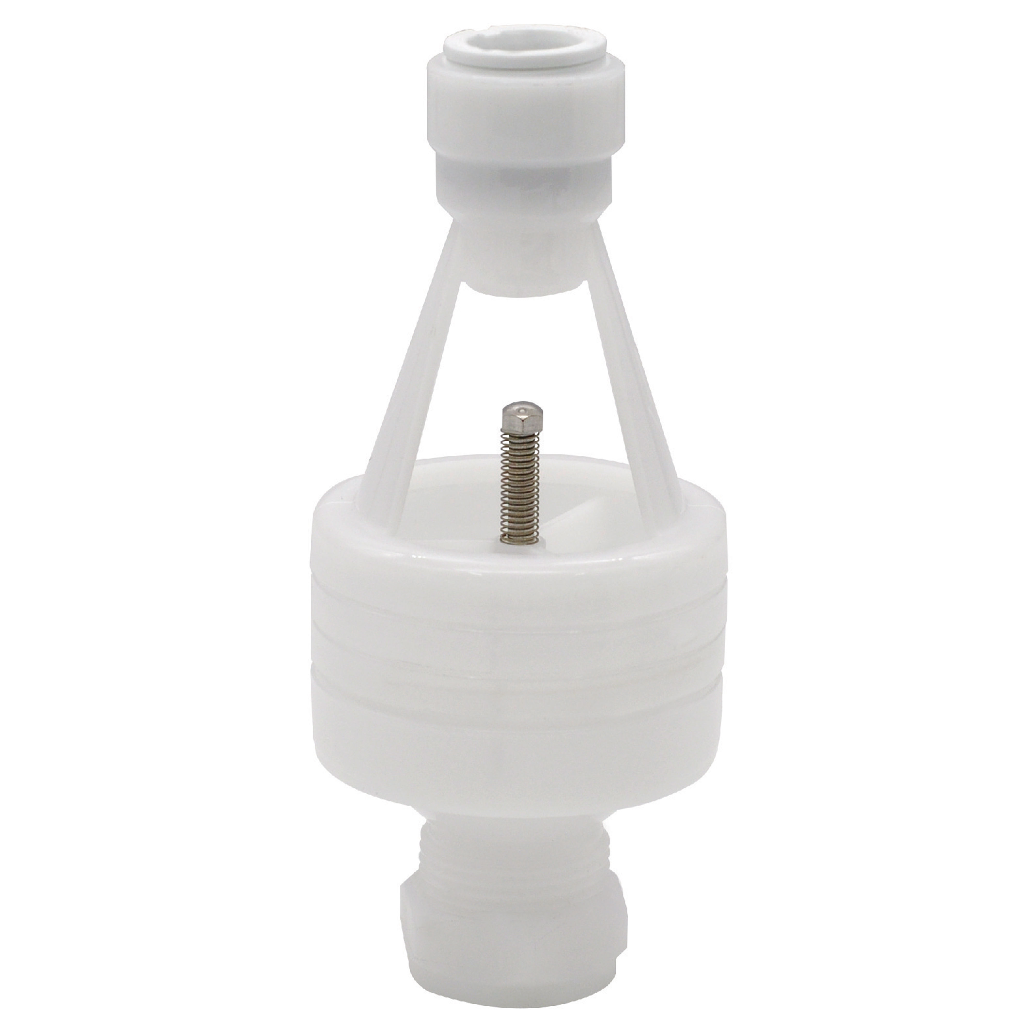 Hotun SF Dry Trap Tundish (Speedfit Inlet x Compression Outlet) White 15mm x 22mm - HWSF15-22