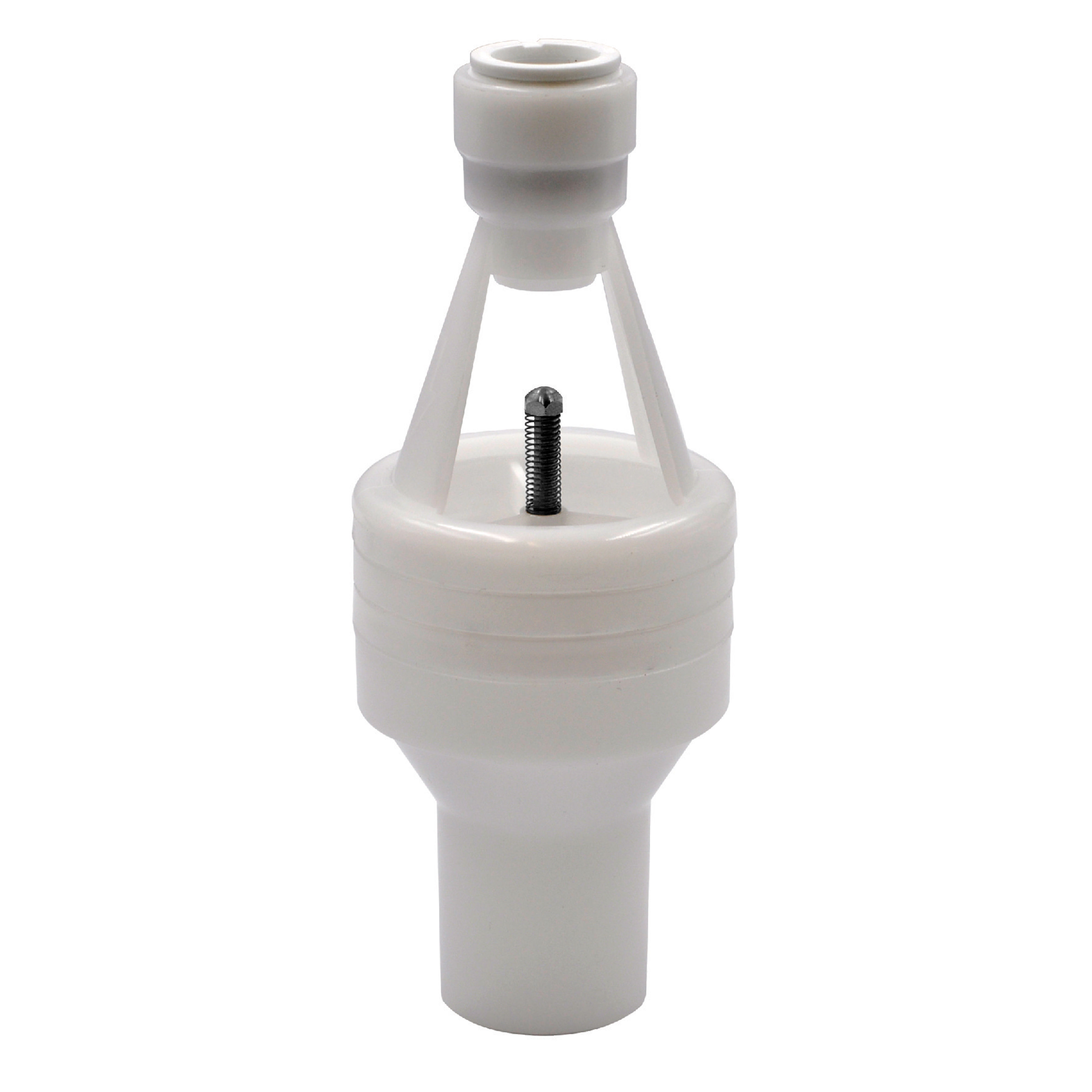 Hotun SF Hiflo Dry Trap Tundish (Speedfit Inlet x Universal Pushfit Outlet) White 15mm x 32mm - HHWSF15-32