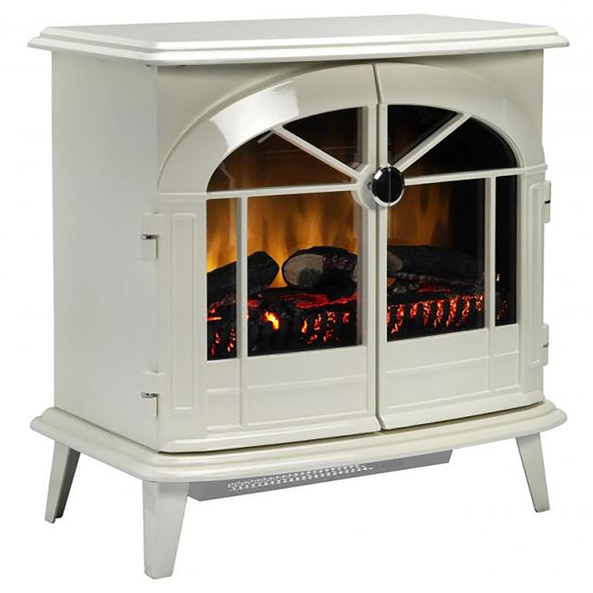 Dimplex Chevalier Optiflame Electric Stove Heater 2kW Cream White