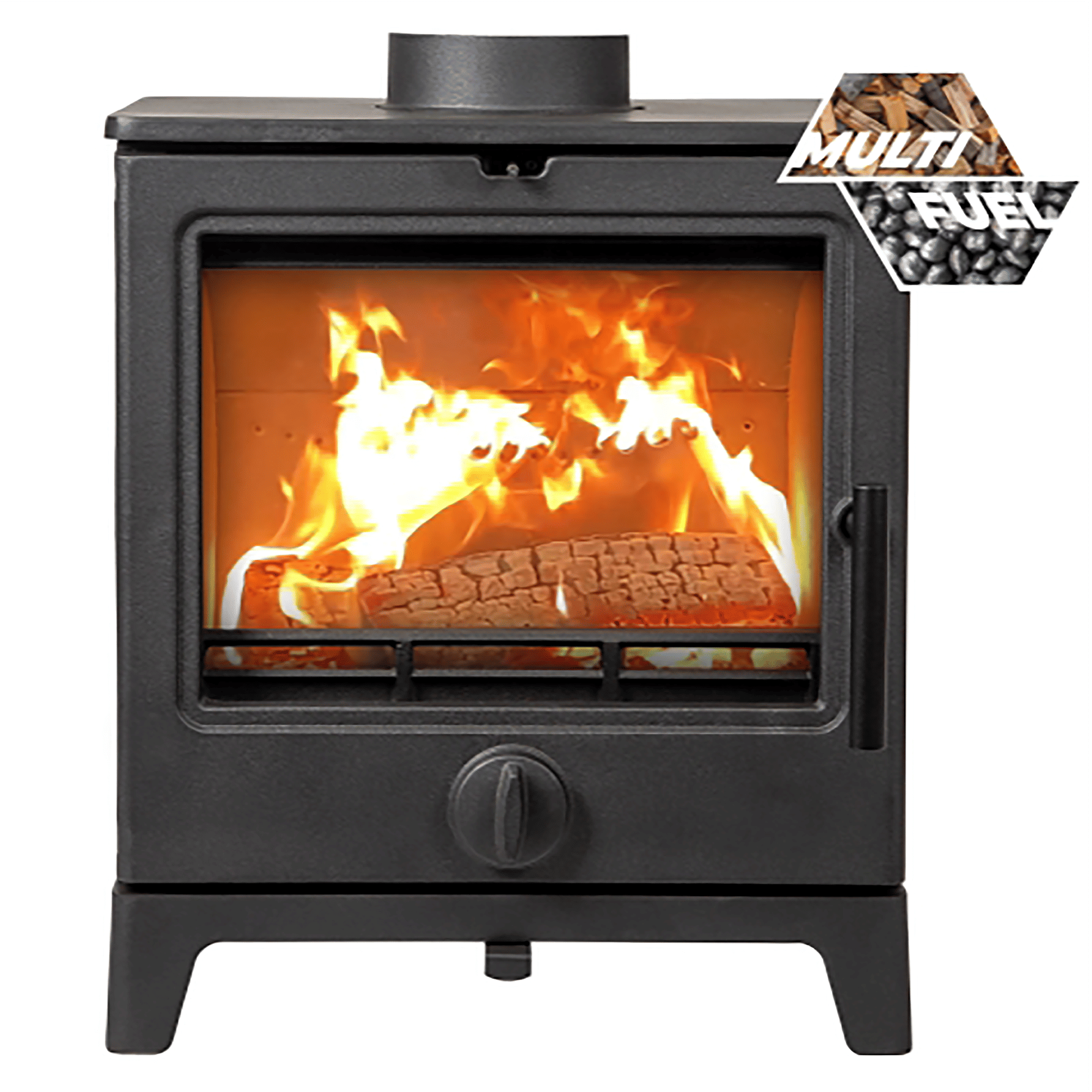 MI Fires Derwent Multifuel Stove 5kW - 136-DERWENT