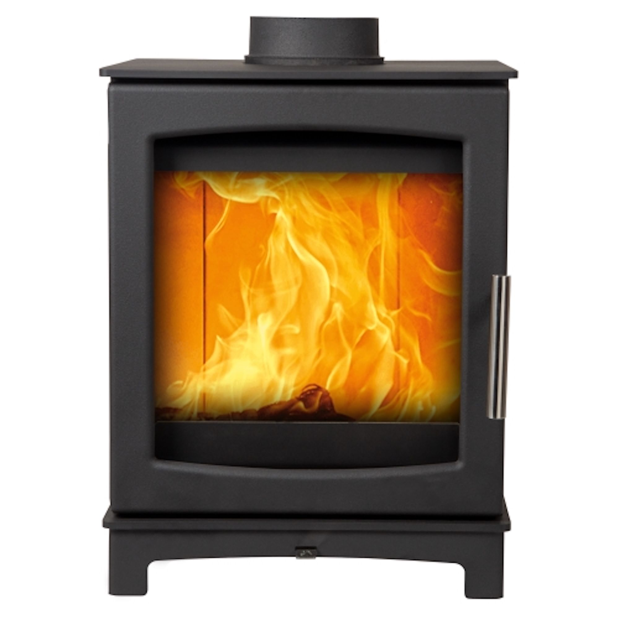 FlickrFLAME Large Wood Burning Stove 5kW - 139-L-FLICKRFL