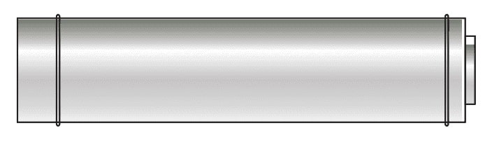 Grant Yellow System Extension 26-70kW 675mm - X200L