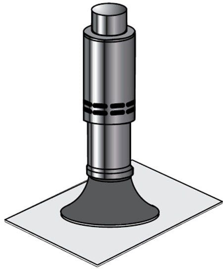 Grant White System Flat Flashing 26-70kW - VTK28F200